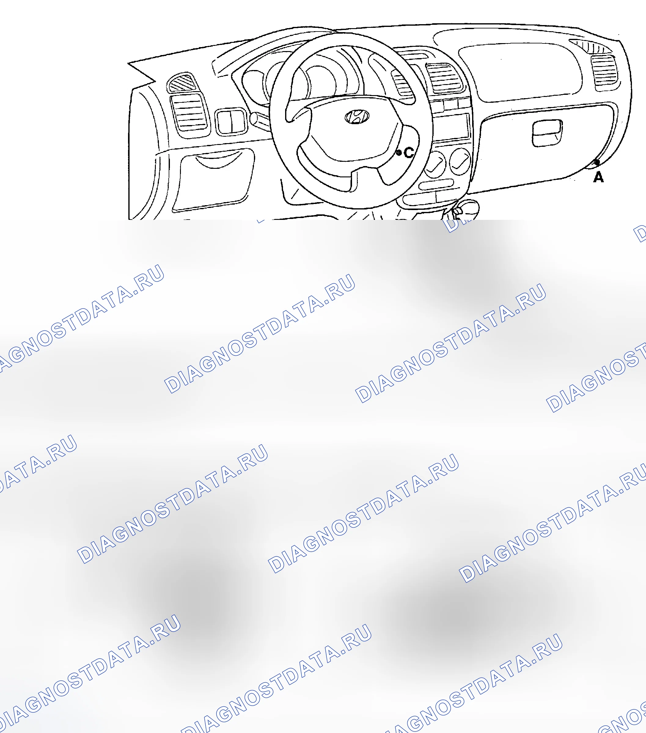 Рис. 1: КОМПОНЕНТЫ. Hyundai Accent II рестайлинг