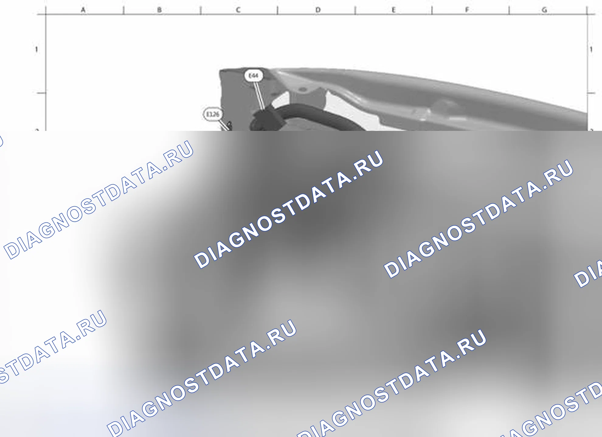 Рис. 148: ЖГУТ ОБОРУДОВАНИЯ МАШИННОГО ОТДЕЛЕНИЯ (ВИД ДЛЯ ПАССАЖИРОВ). Nissan Pathfinder IV рестайлинг
