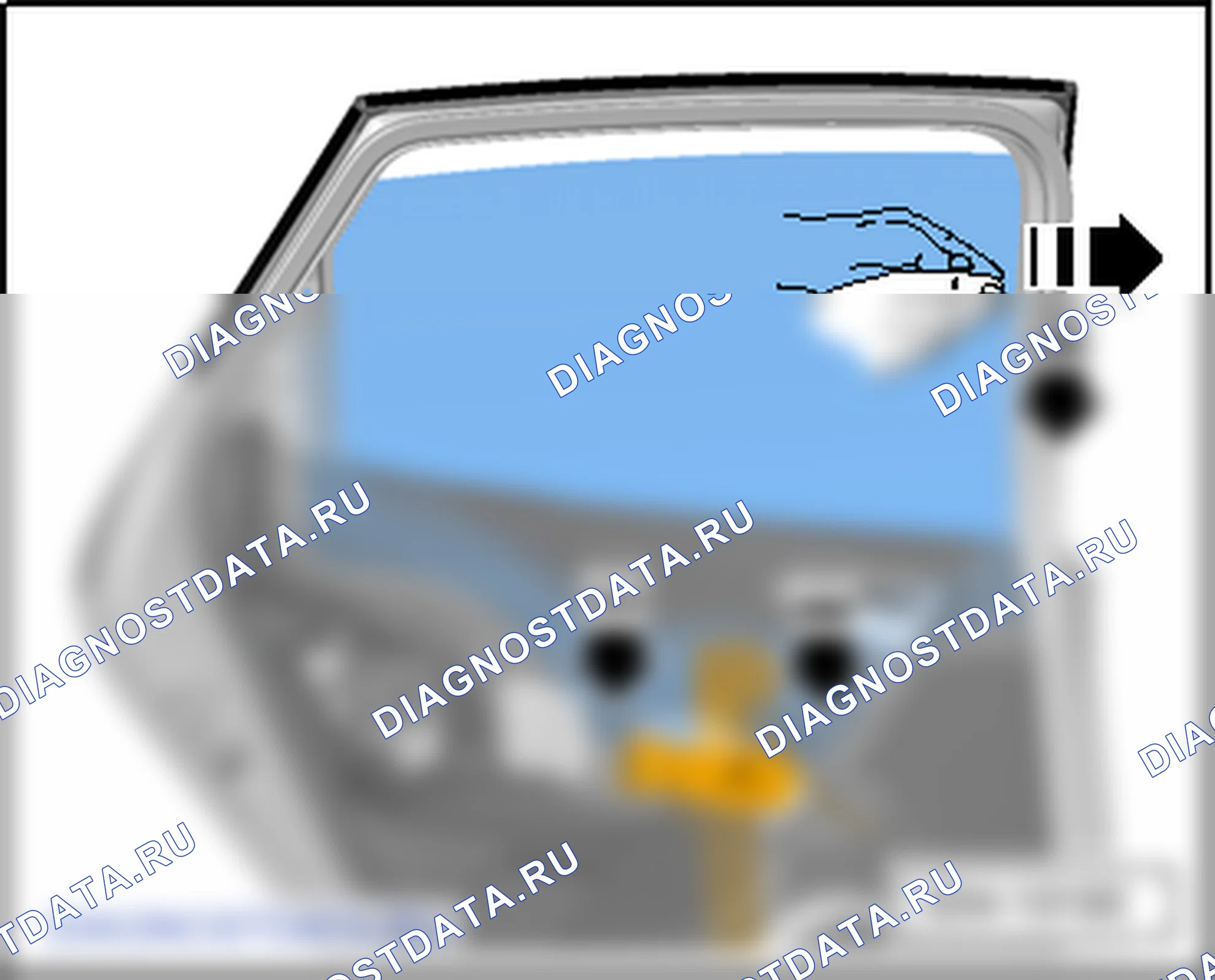 Окна задних дверей. SEAT Ibiza IV