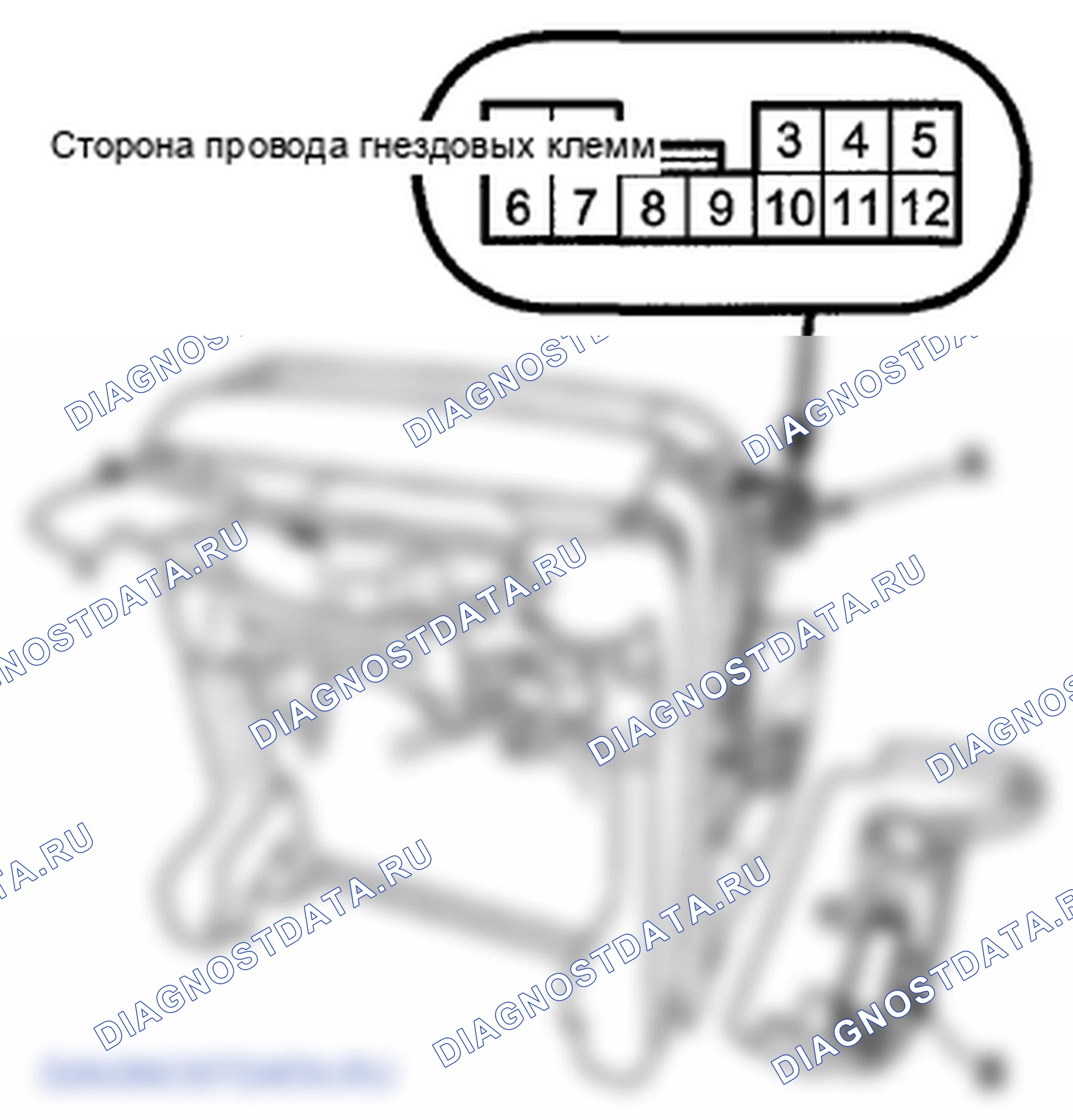 Рис. 189: Сиденье водителя без DPMS. Honda Pilot II