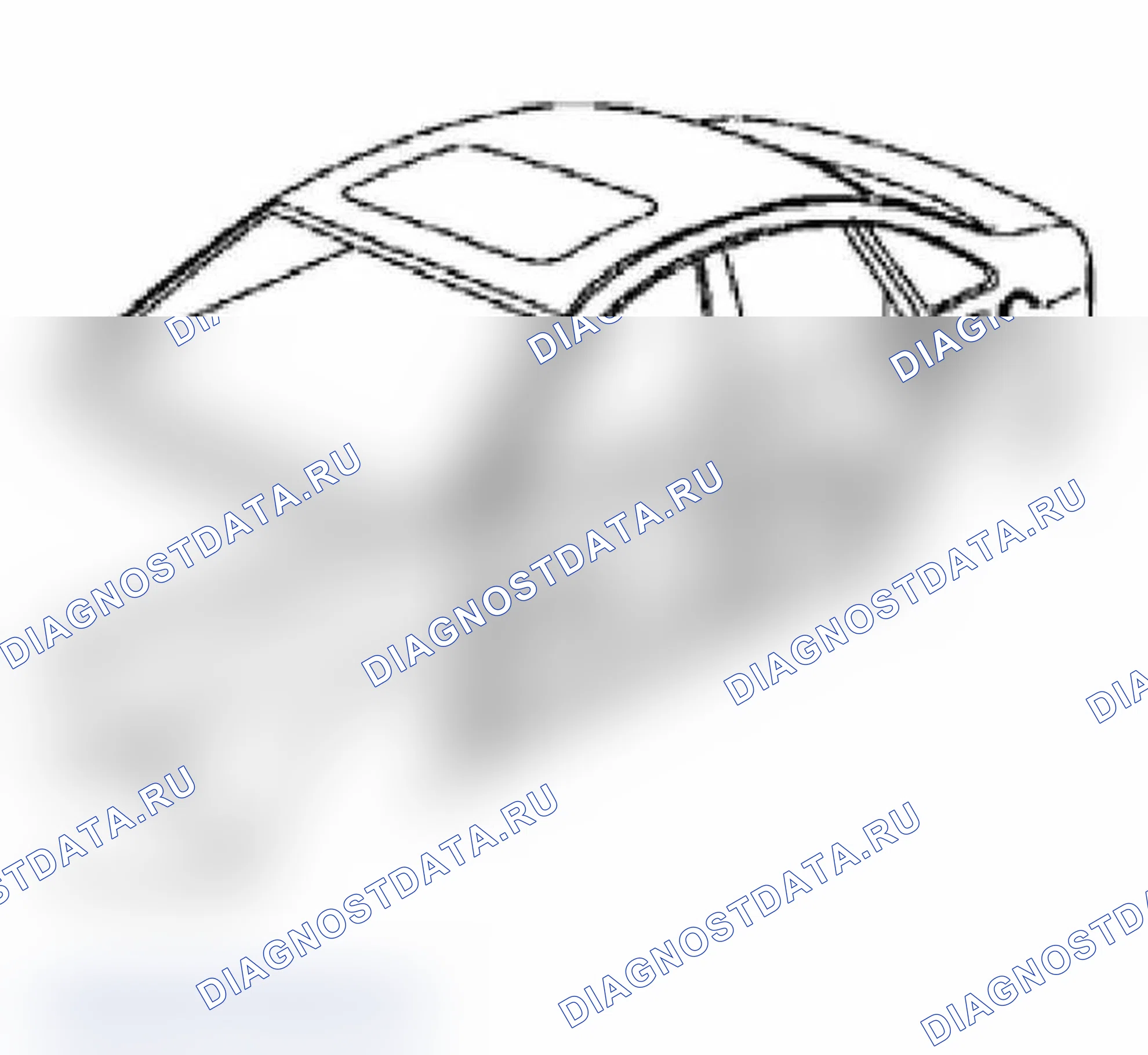 Рис. 28: Размеры щелей панели. Audi A6 C5