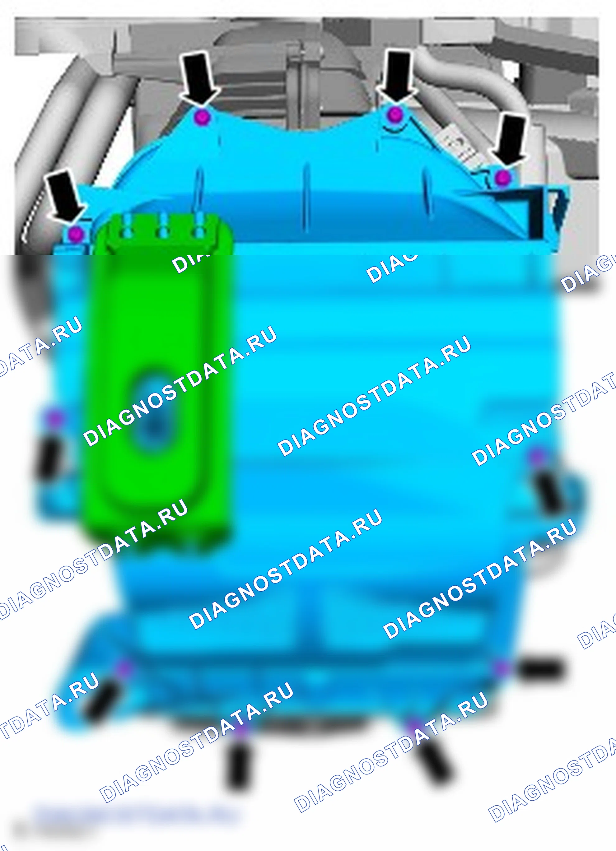 Разборка и сборка корпуса системы климат-контроля. Ford EcoSport II