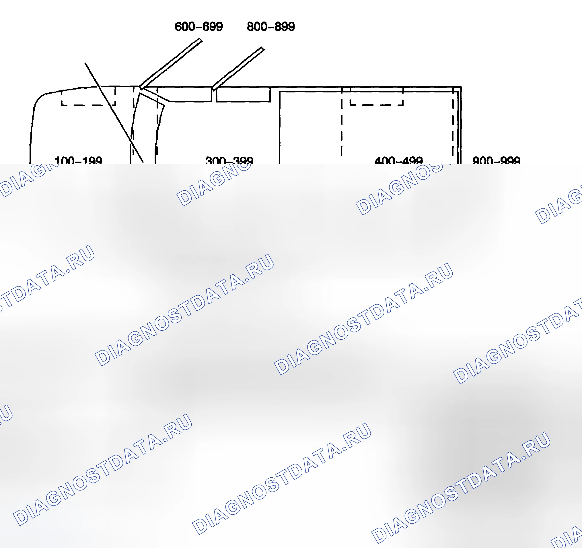 Рис. 215: Зонирование грузовых автомобилей. Chevrolet Silverado 1500 HD 