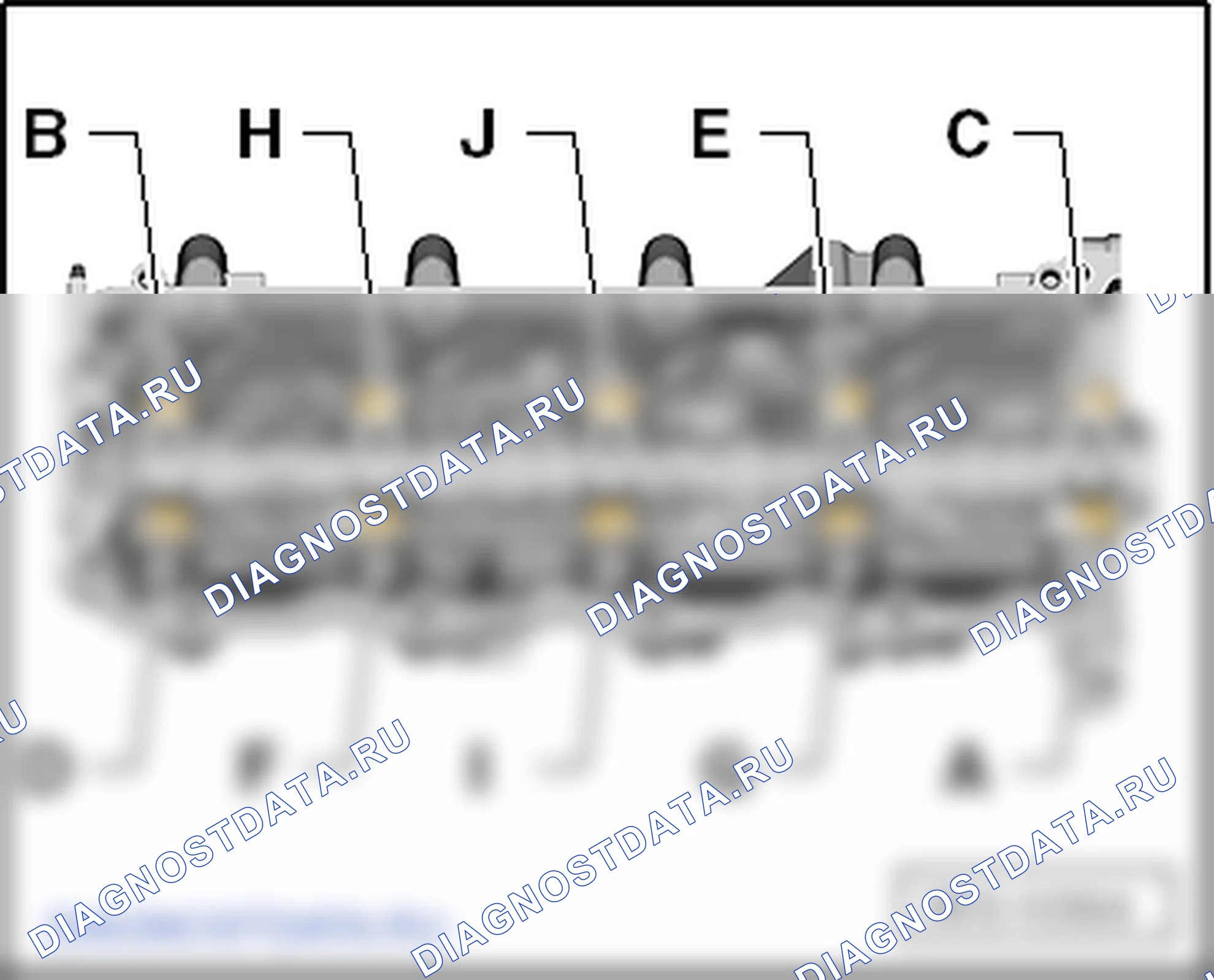 Головка блока цилиндров (ГБЦ). SEAT Altea I