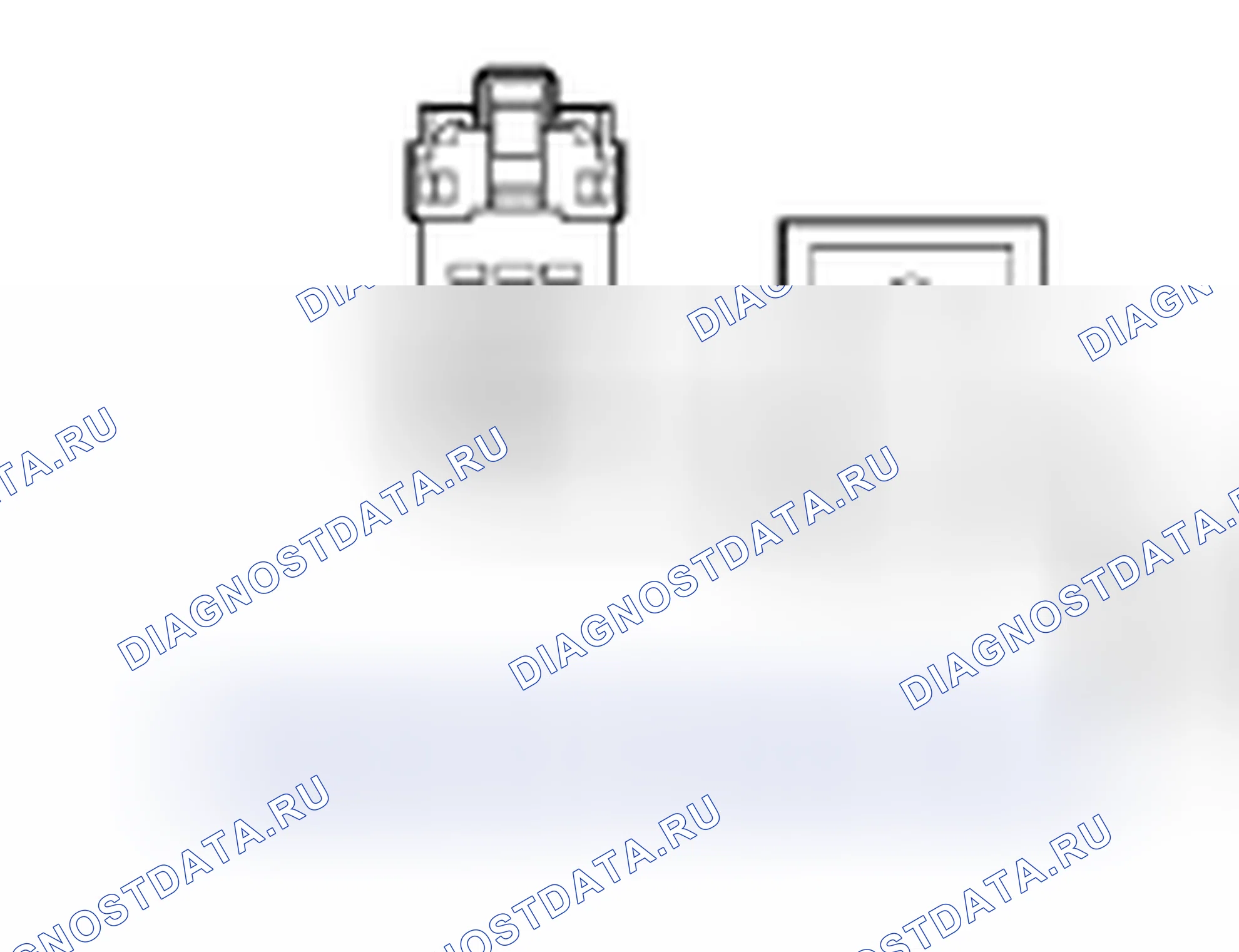 Рис. 7: ТОЧЕЧНОЕ ИСПЫТАНИЕ E: расшифровка кода ошибки B1303:11. Hyundai ix55 I