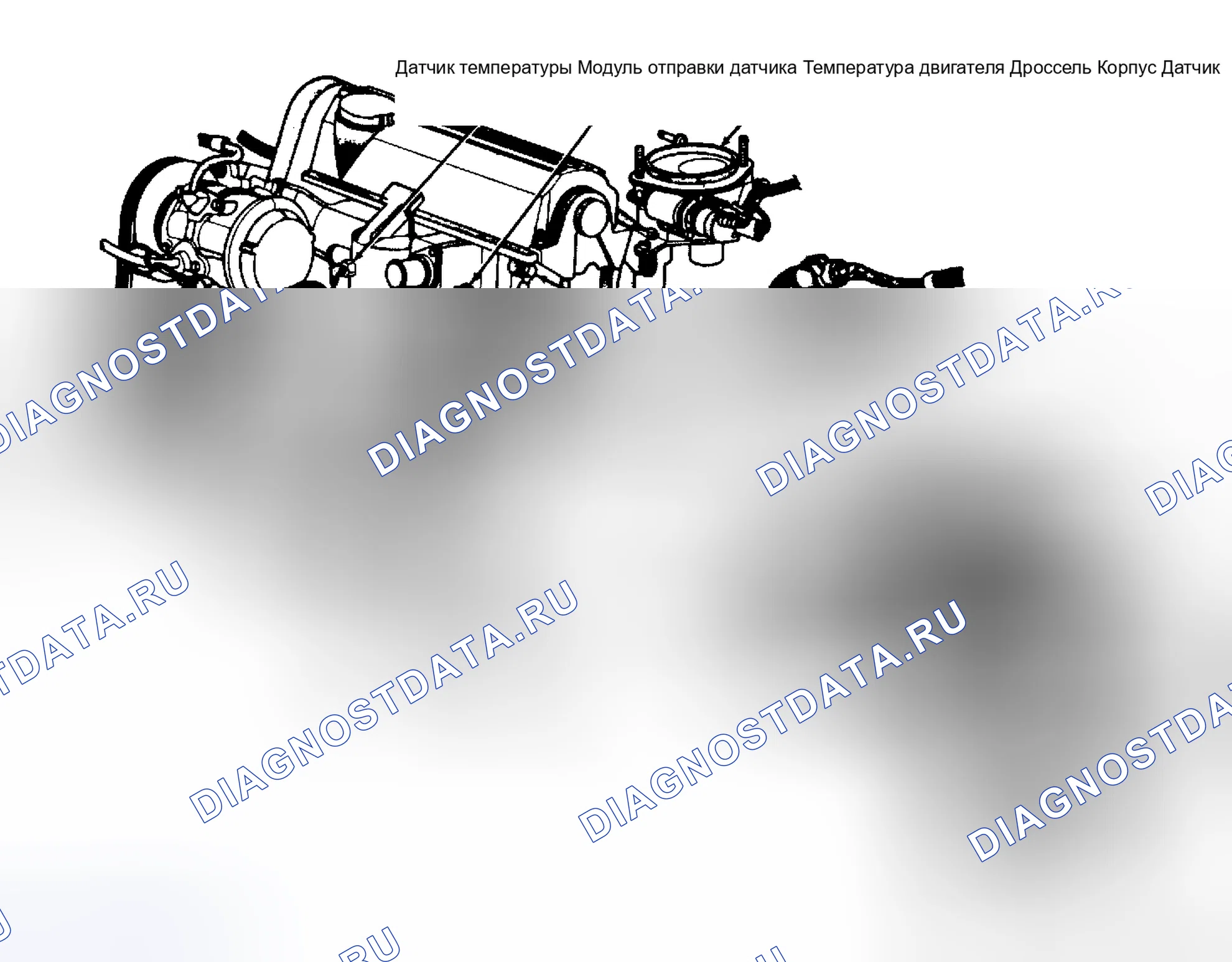Рис. 5: Виды двигателя. Chrysler LeBaron III