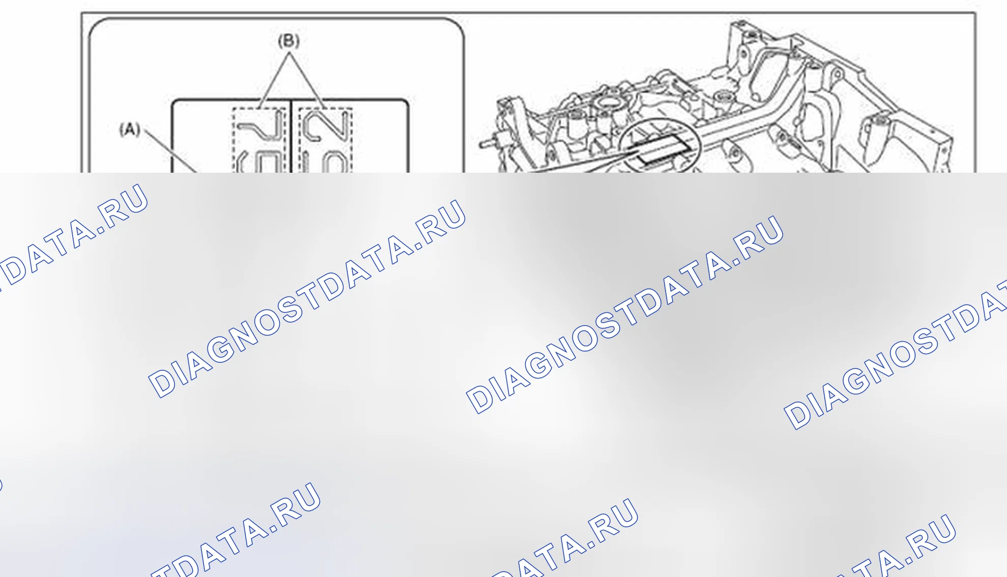 Рис. 447: БЛОК ЦИЛИНДРОВ И ПОРШЕНЬ. Subaru Outback BR рестайлинг