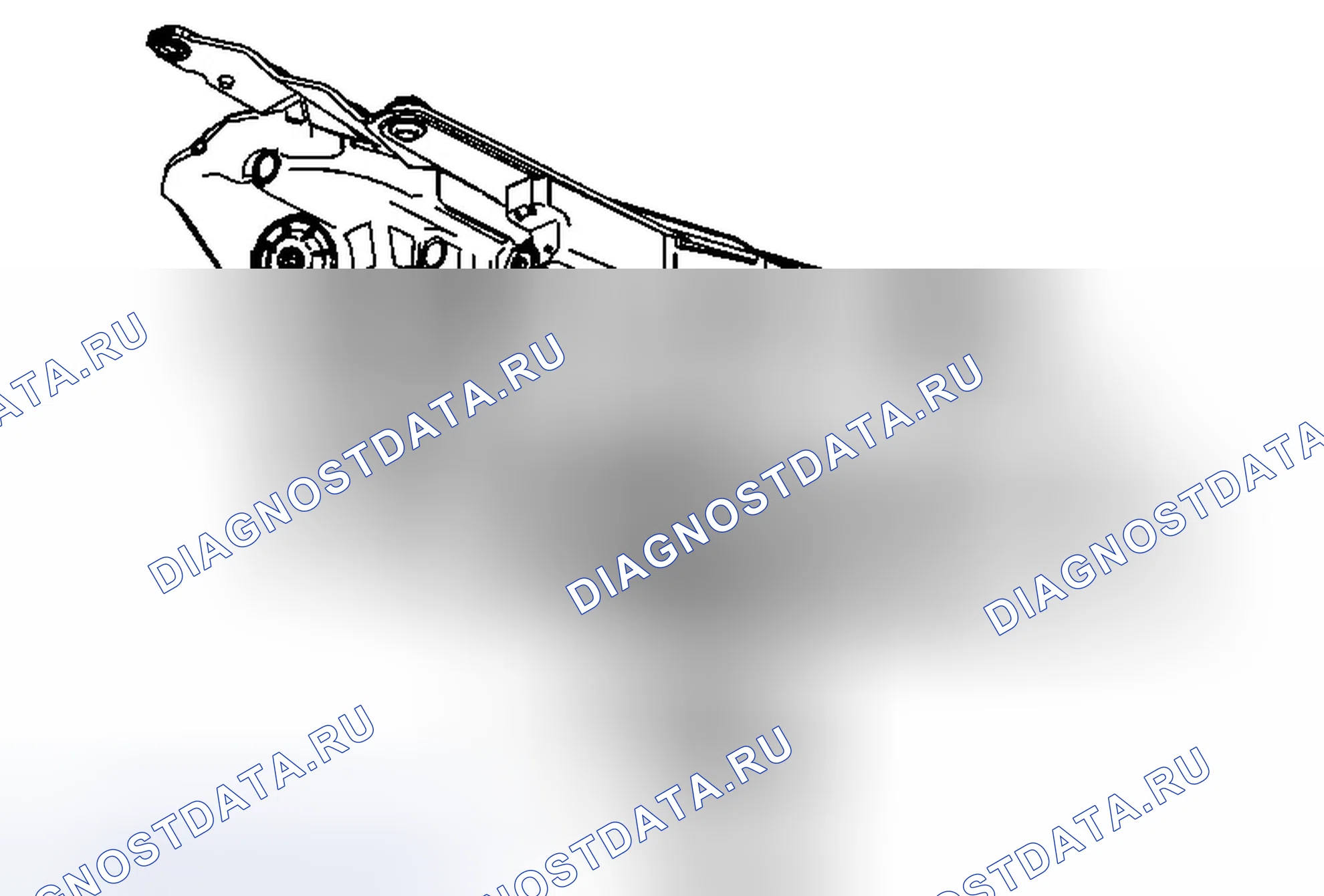 Рис. 20: Замена кронштейна блока крепления фары (траверса). GMC Acadia I рестайлинг