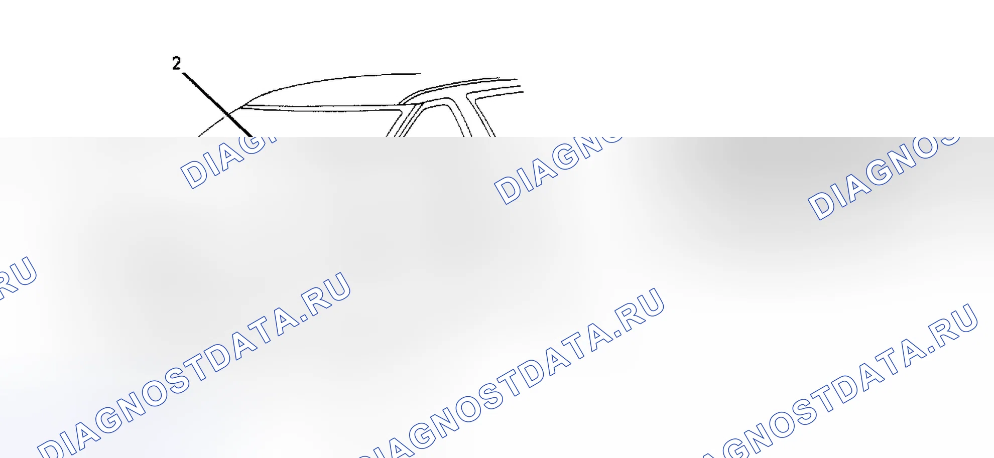 Рис. 7: РАСПОЛОЖЕНИЕ ИНФОРМАЦИОННЫХ МЕТОК. Toyota Previa I