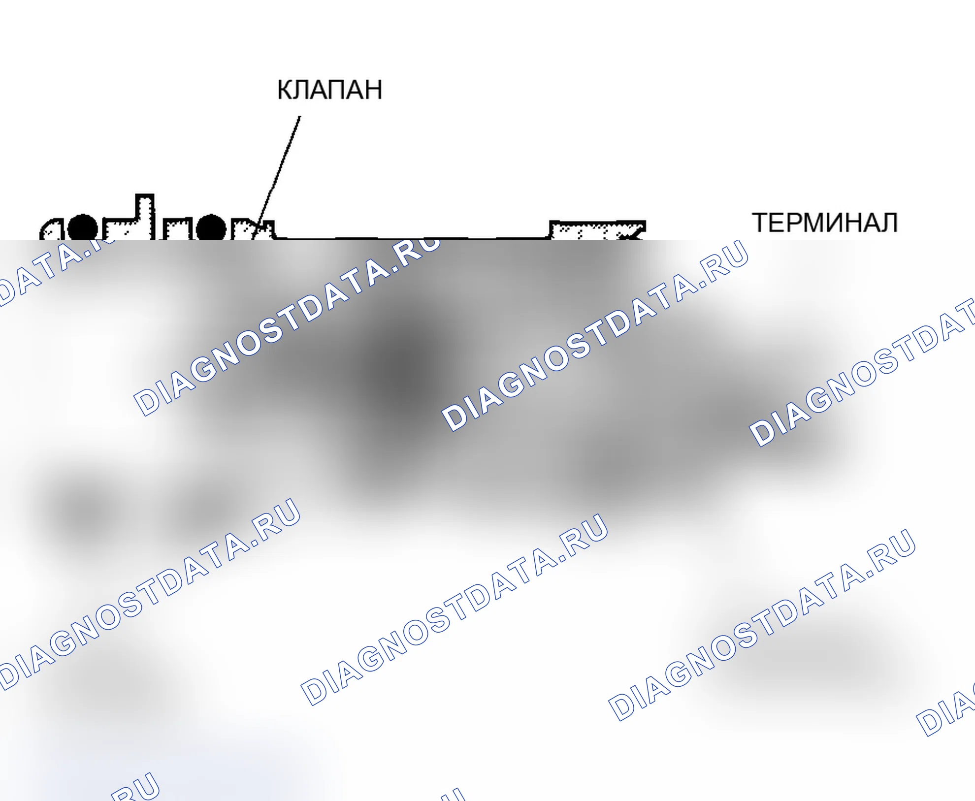 Рис. 44: Запорный клапан вентиляции канистры EVAP. Acura MDX I