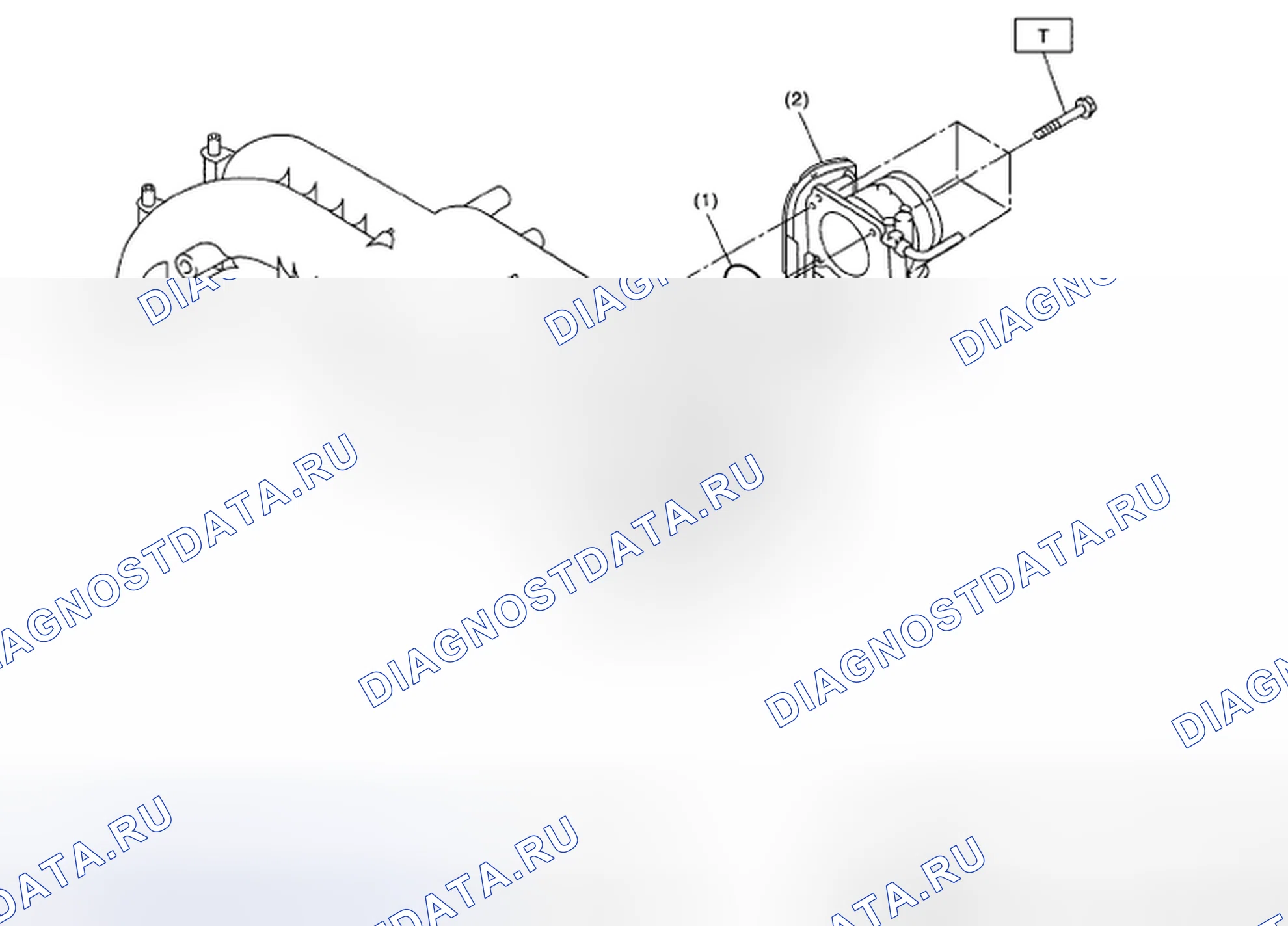 Рис. 221: СИСТЕМА ЗАБОРА ВОЗДУХА. Subaru Legacy BL/BP рестайлинг