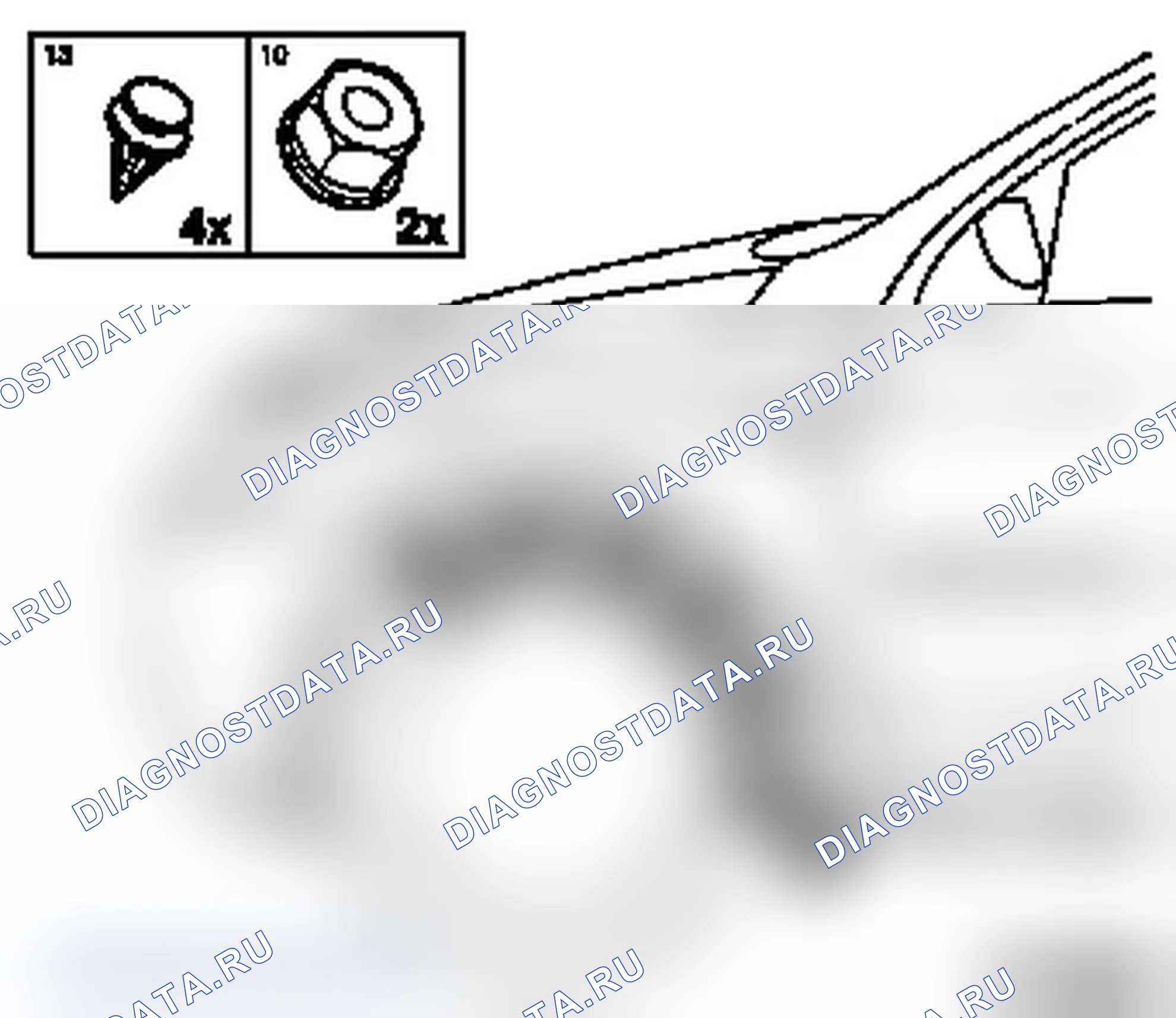 Демонтаж и монтаж накладки наружного контура передней колесной арки. Opel Combo C