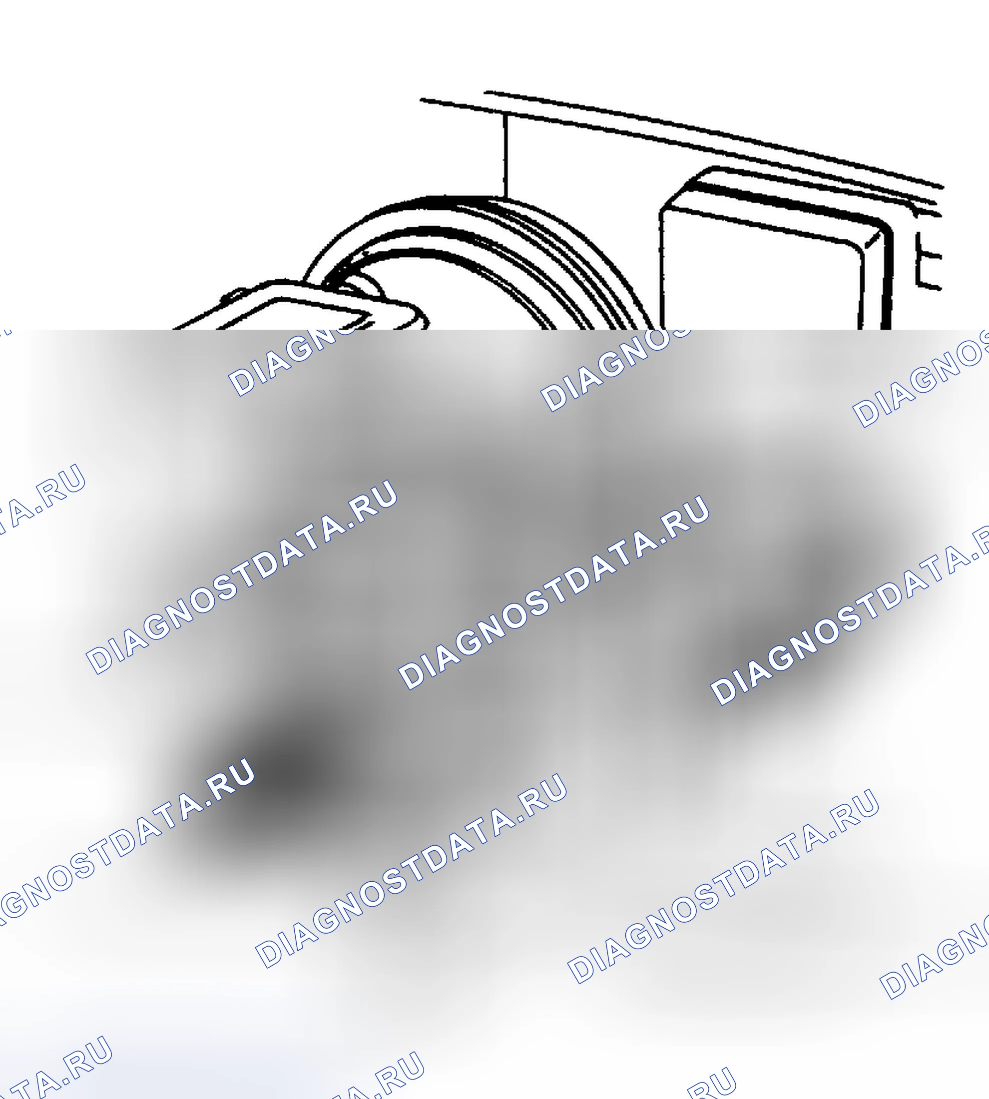 Рис. 8: Расположение компонентов (8 из 11). GMC Cab & Chassis R3500 