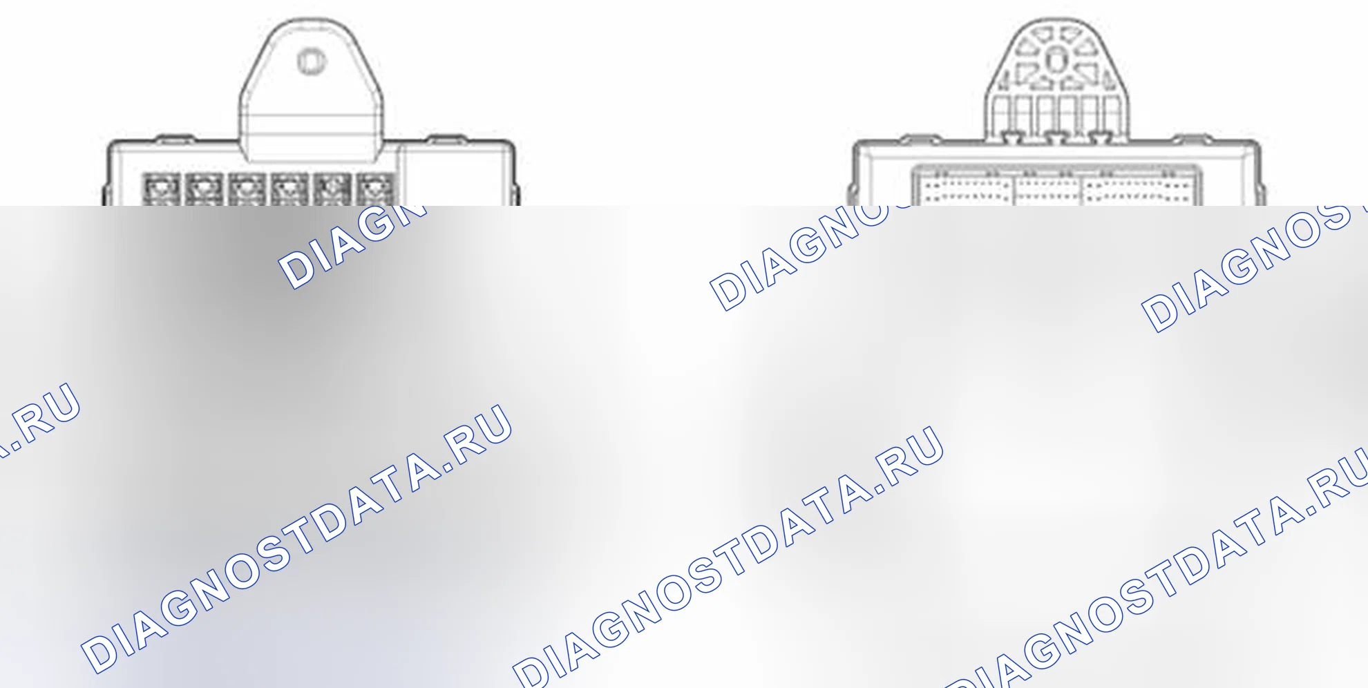 Рис. 63: Разъемы IPM. Geely SC7 I