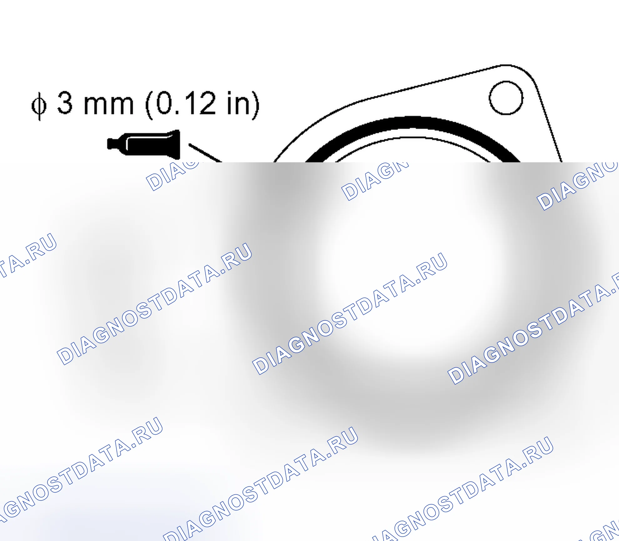 Рис. 46: > > B < < МОНТАЖ ФИТИНГА ДЛЯ ВЫПУСКА ВОДЫ. Mitsubishi Lancer IX рестайлинг
