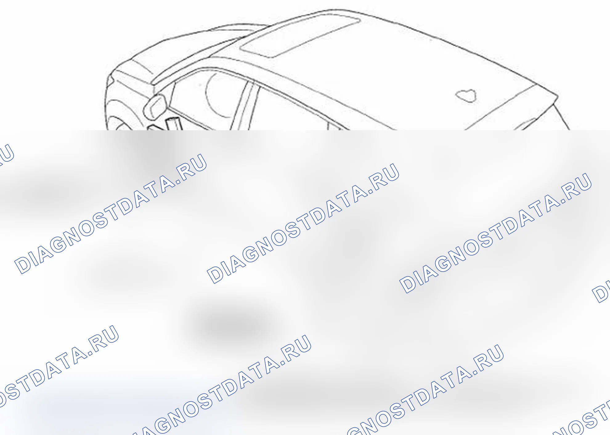Рис. 68: Указатель расположения компонентов. Acura MDX II