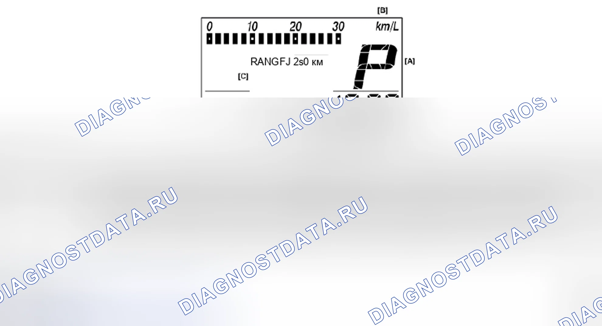 Рис. 37: Информационный дисплей (LCD). Suzuki SX4 I рестайлинг