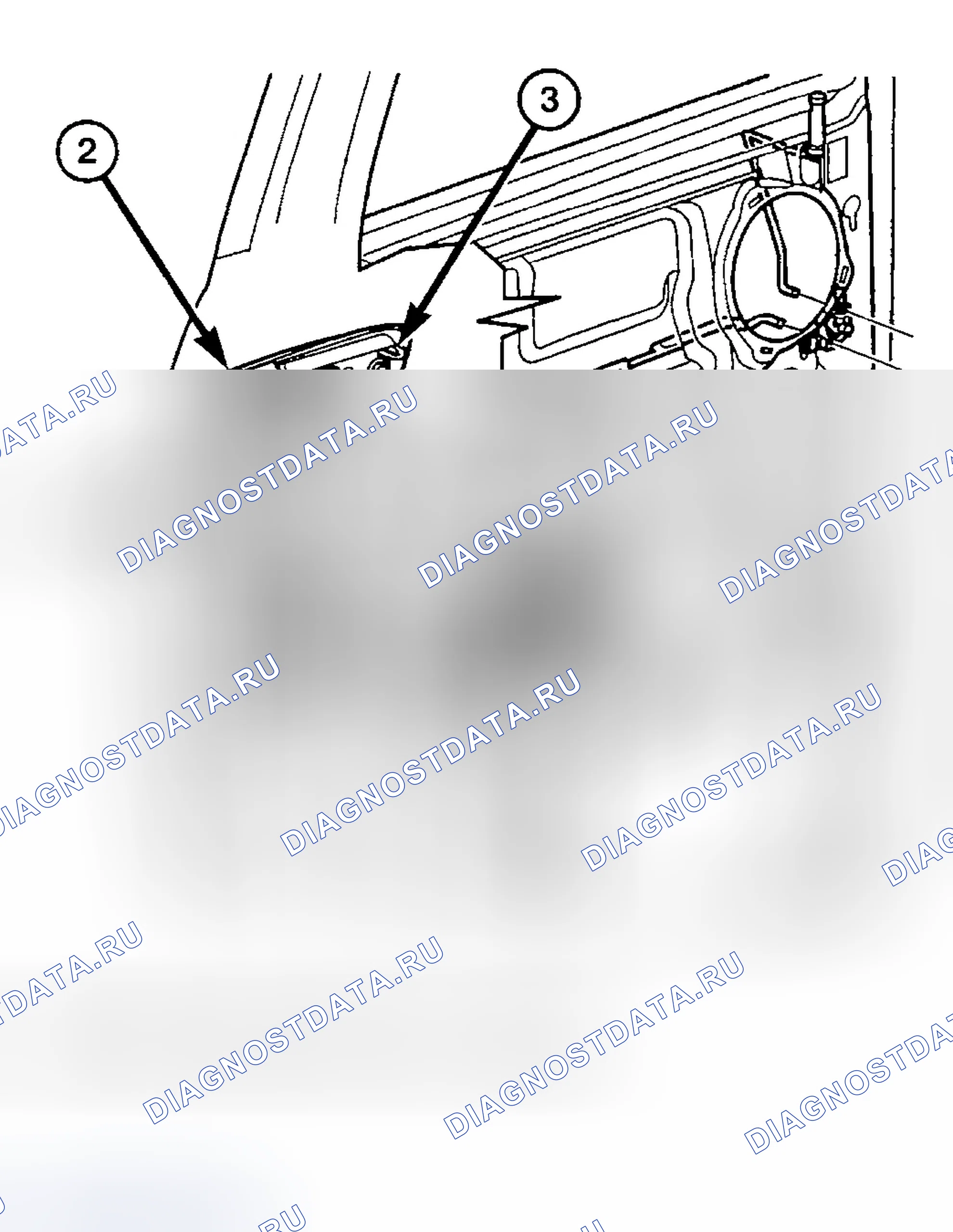 Рис. 95: ДЕМОНТАЖ. Dodge Pickup R1500 