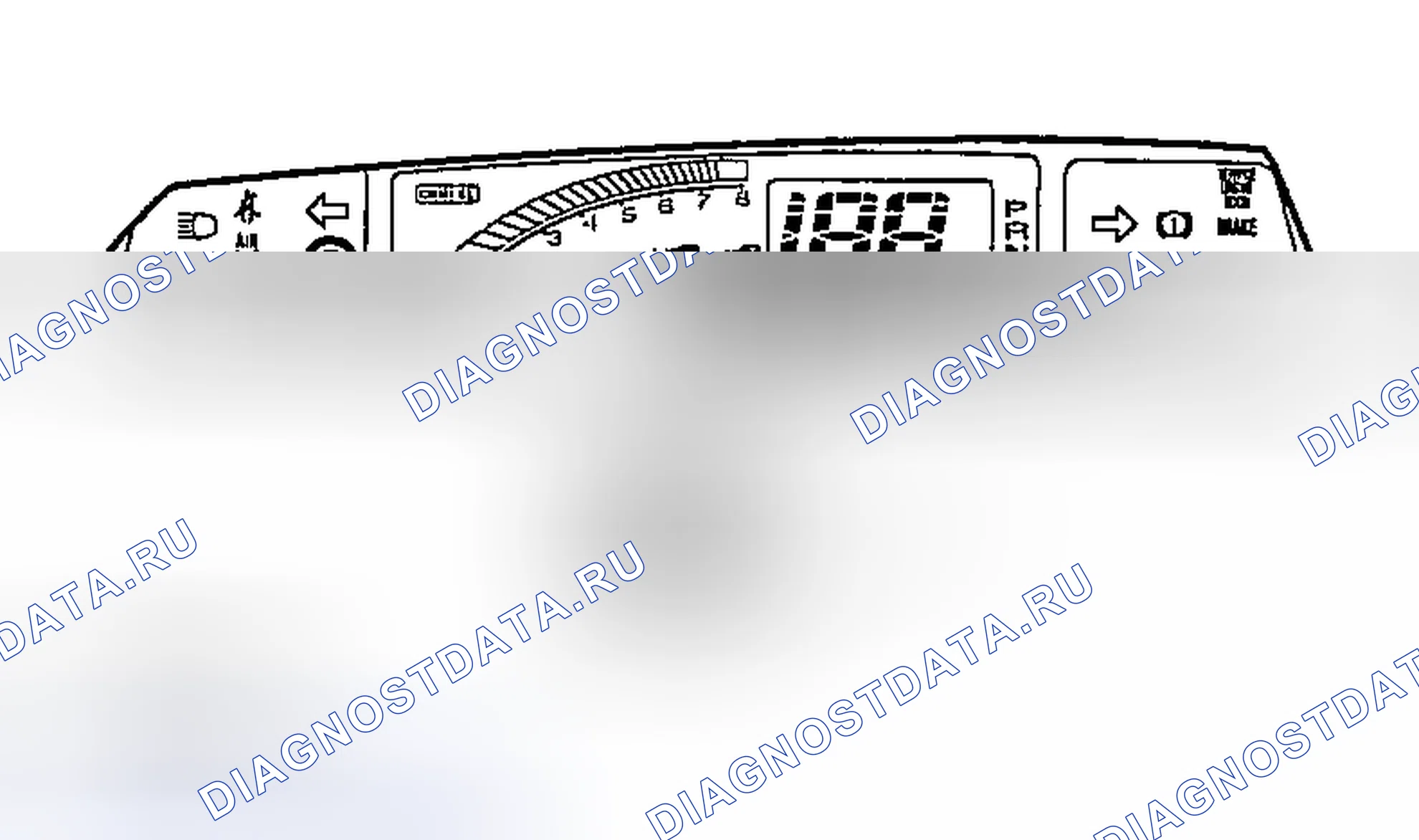 Рис. 188: Проверка лампы " O / D OFF ". Suzuki Aerio I