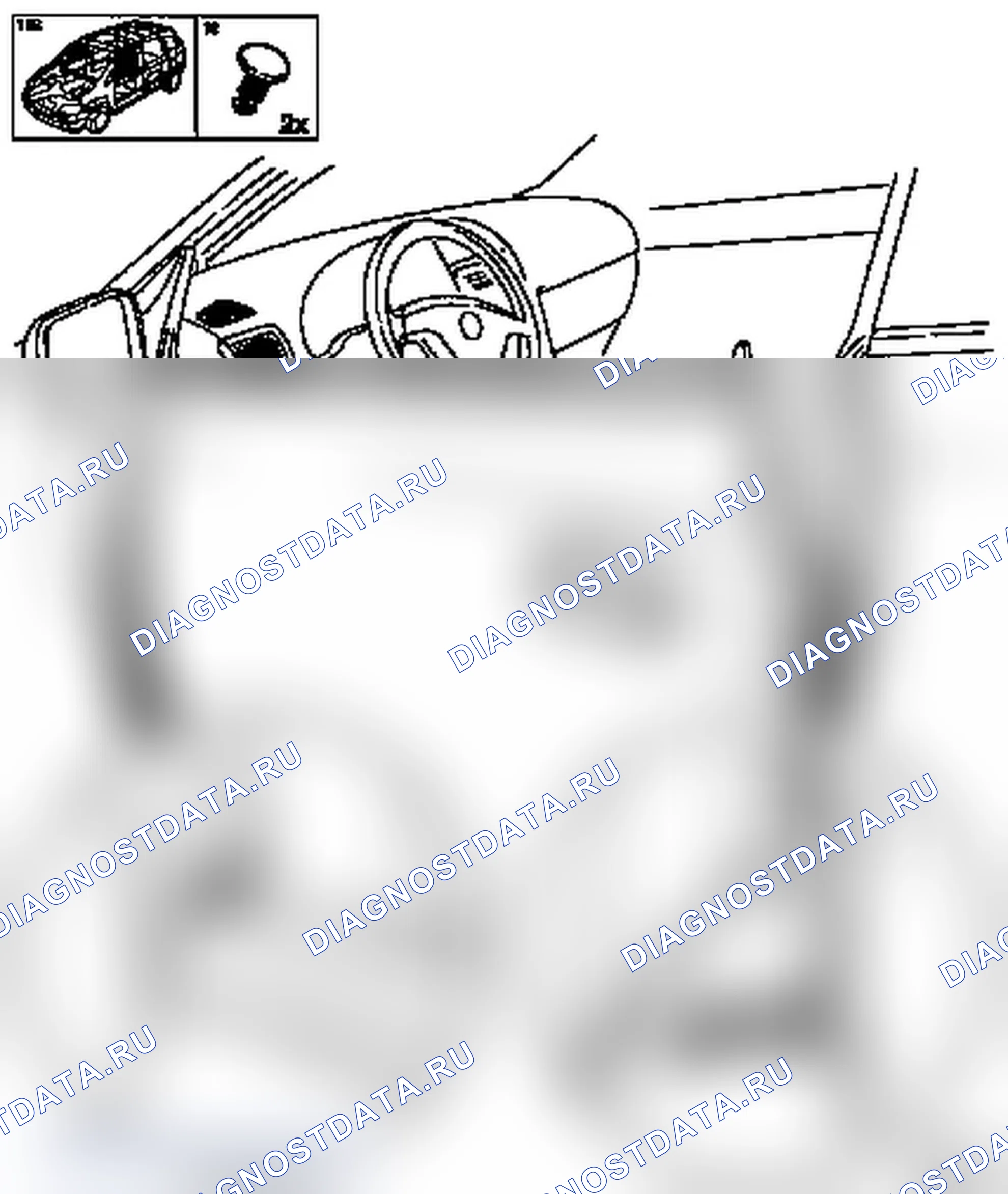 Демонтаж и установка наружного уплотнения шахты подъемного окна (модель F07). Opel Astra G