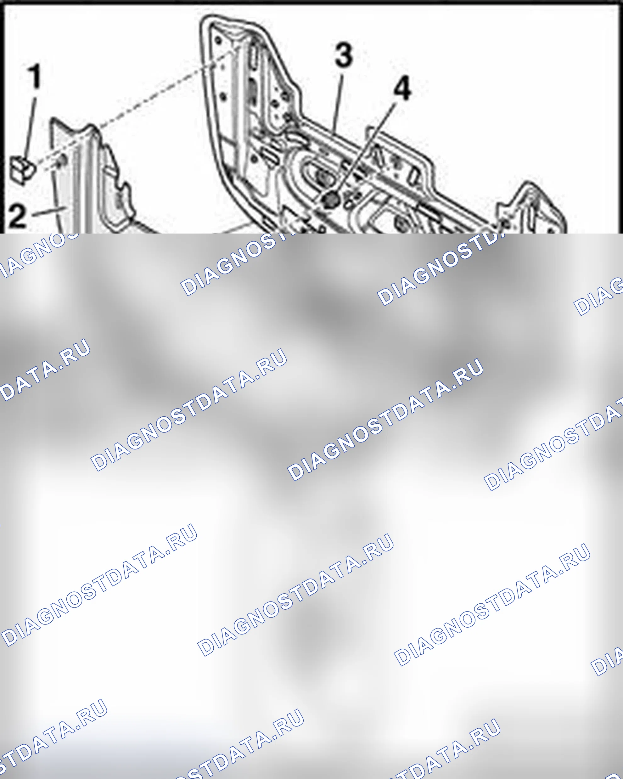 Рис. 316: складная изоляция крышки верхнего отсека, снятие и установка. Audi S4 B7