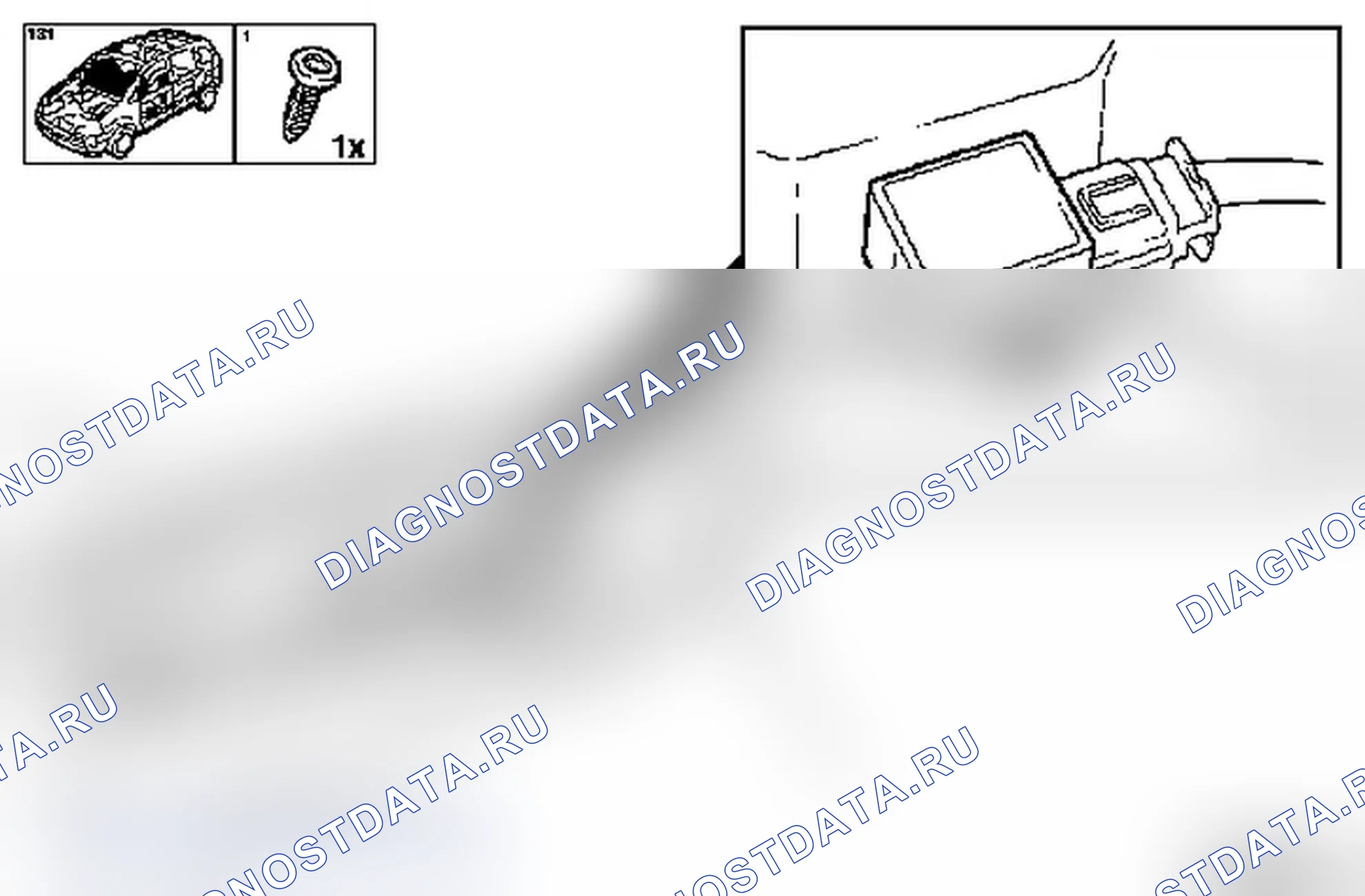 Снять и установить датчик боковой подушки безопасности (с 2003 года выпуска). Opel Agila A рестайлинг