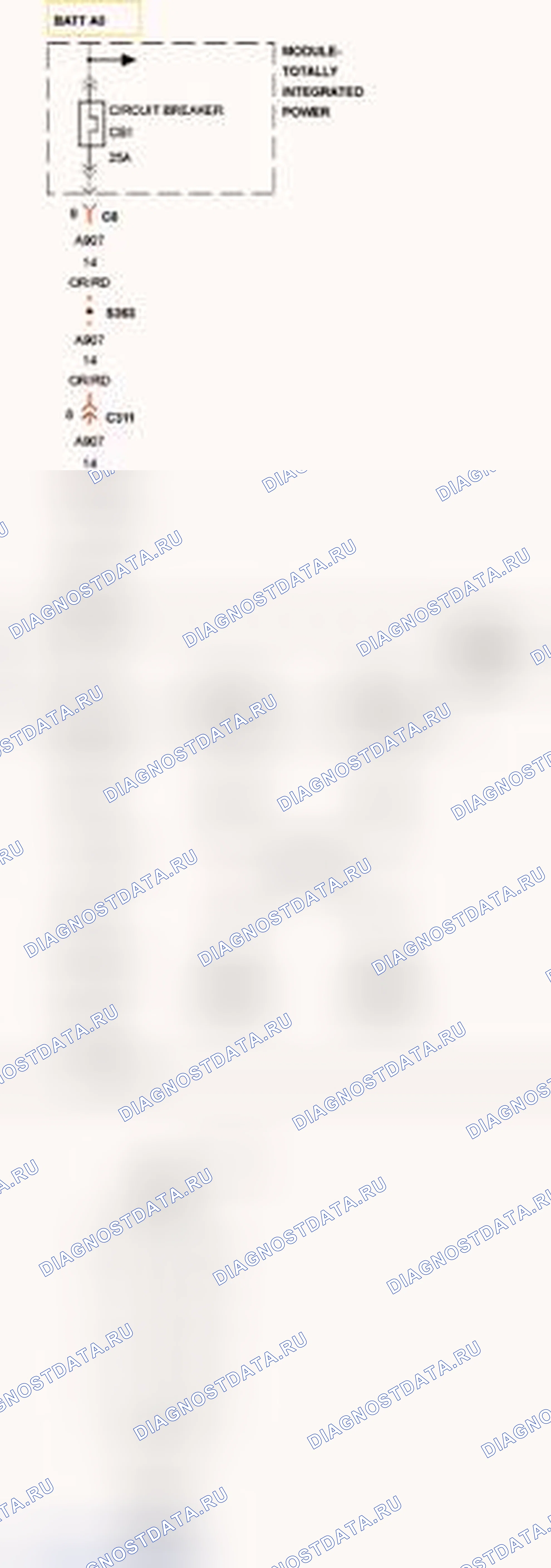 Рис. 514: НЕТ ОТВЕТА ОТ MSMD (MEMORY Сиденье модуль). RAM Cab & Chassis 3500 HD I