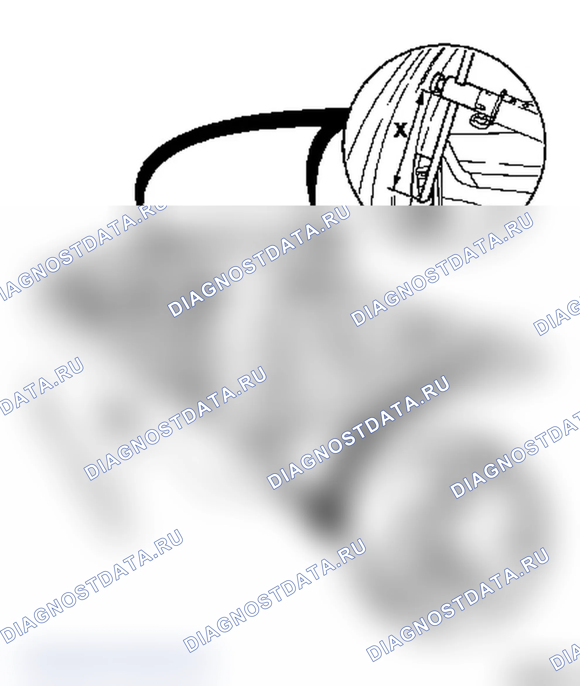 Определение и регулировка монтажной высоты складной крыши (модель F67). Opel Astra G