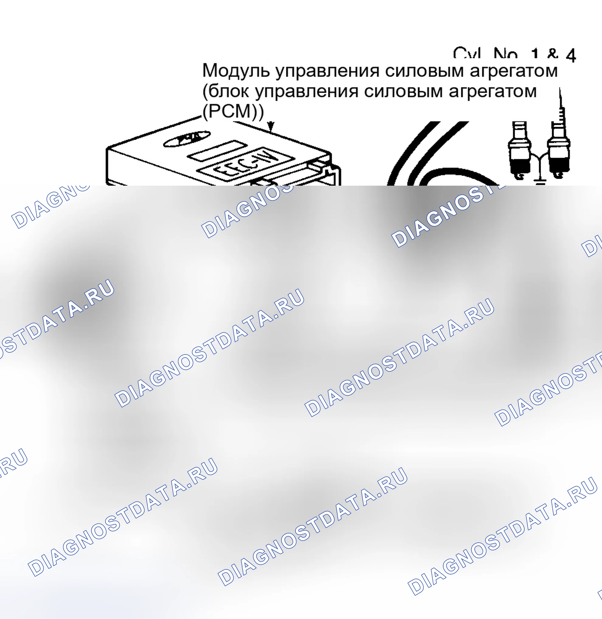 Рис. 3: 1.9L, 3.0L (гибкое топливо) и 4.6L. Ford Escort V рестайлинг