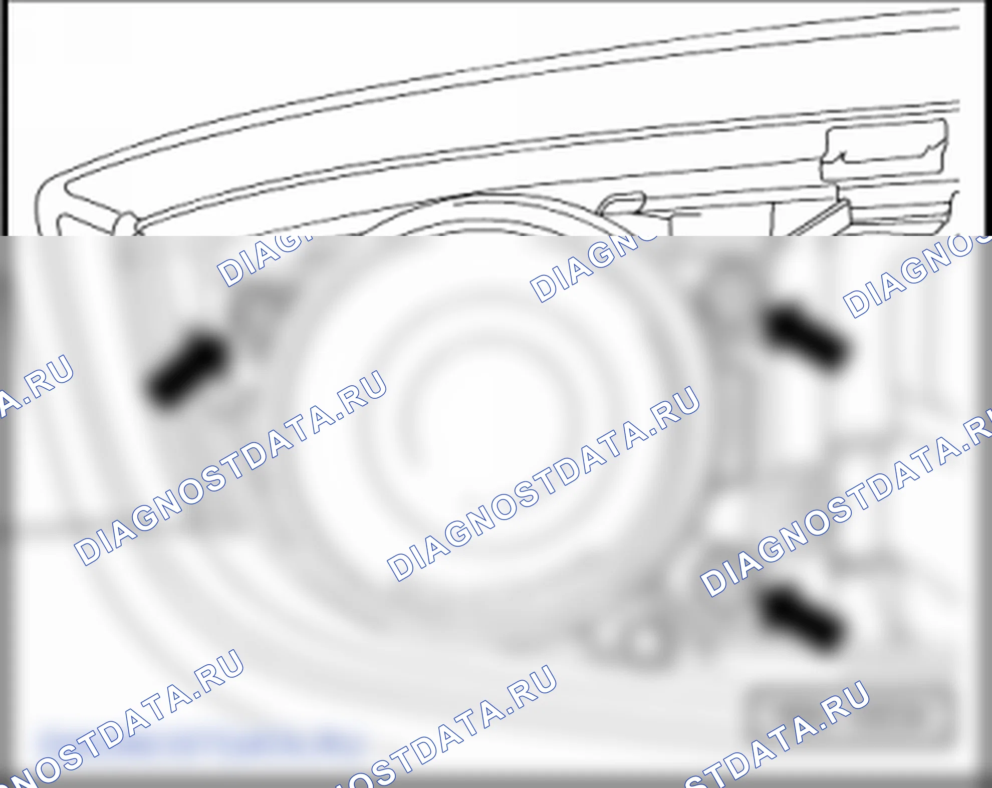Противотуманные фары. Volkswagen Touran I