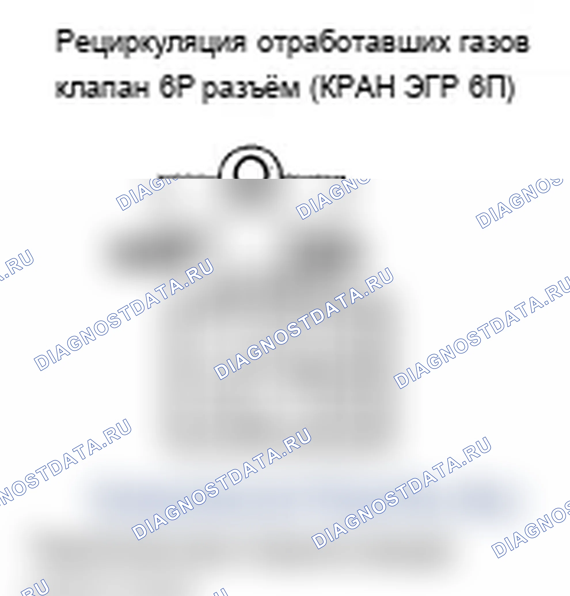 Рис. 2: P0404 расшифровка кода ошибки: Проблема диапазона/производительности схемы управления рециркуляция отработавших газов. Acura MDX II