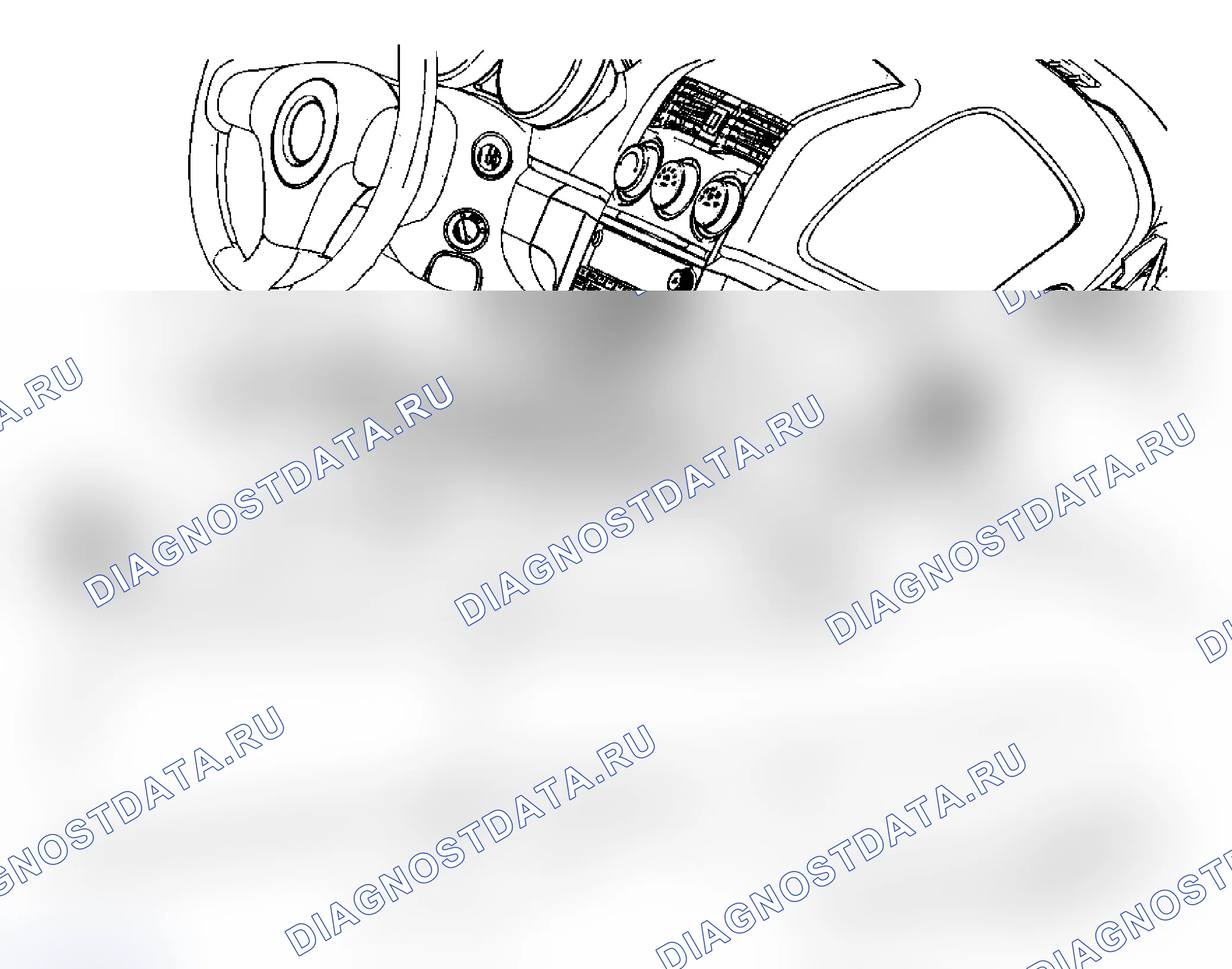 Рис. 56: Замена центрального опорного кронштейна приборной панели (SKY). Pontiac Solstice I final