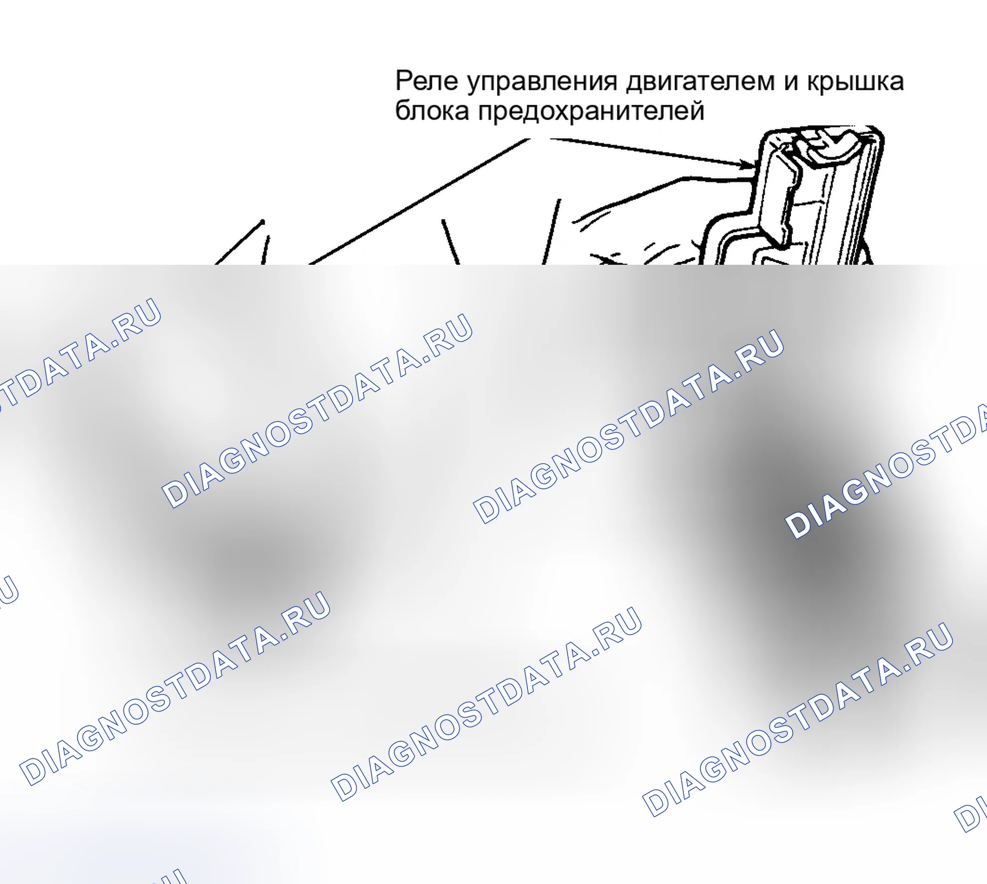 Рис. 5: Блок предохранителей управления двигателем. Jaguar XKR I
