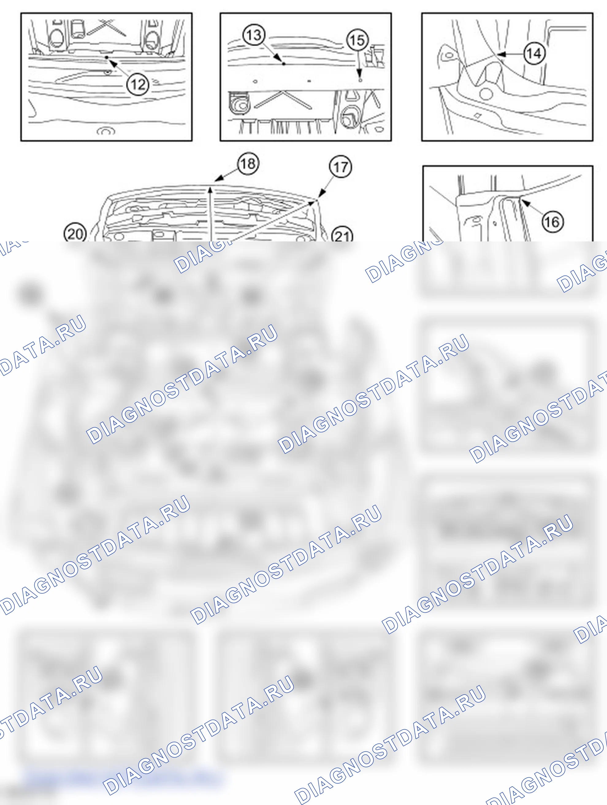 Проверка допуска кадра. Ford Ka I