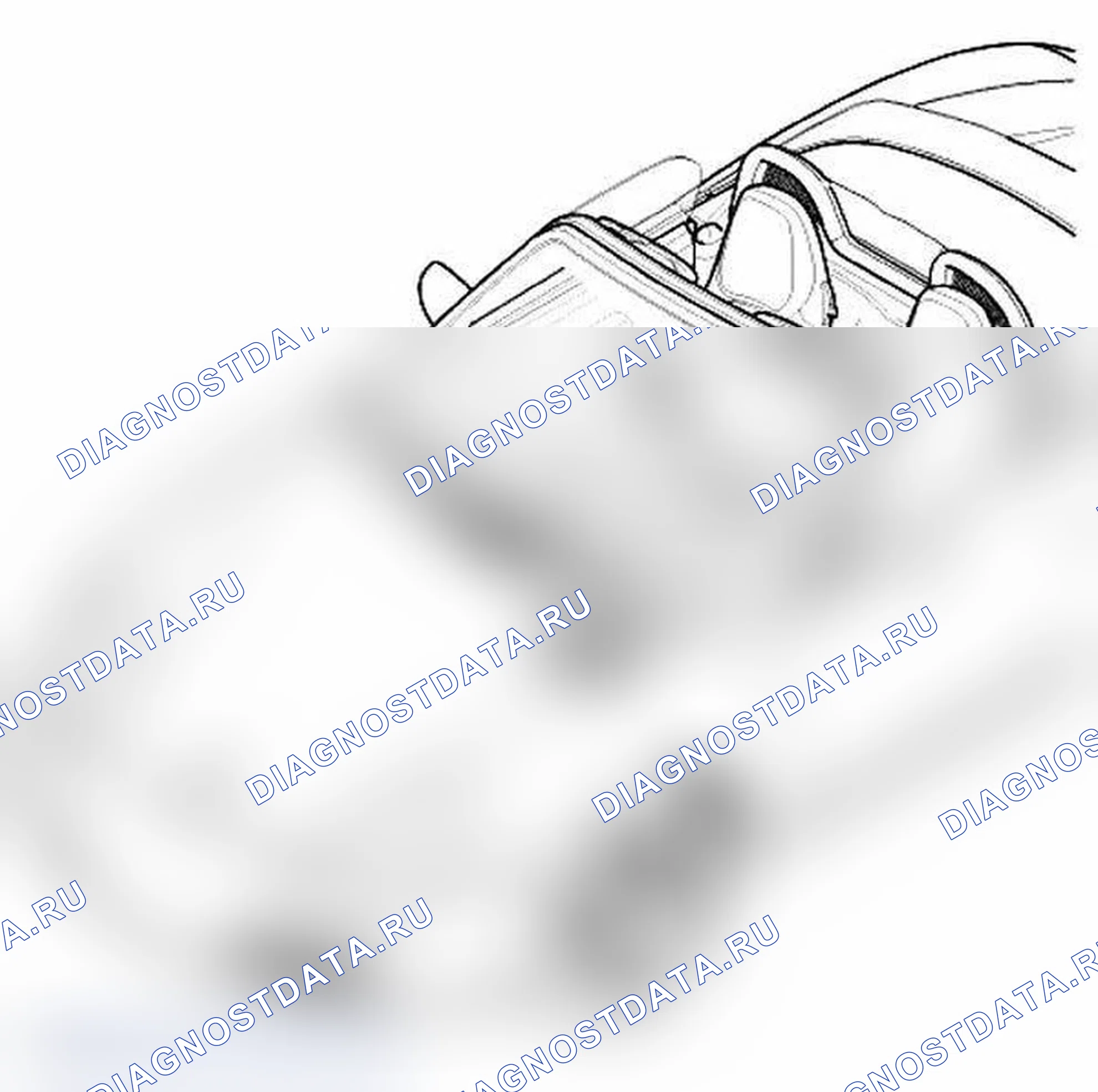 Рис. 6: СНЯТИЕ И УСТАНОВКА ДАТЧИКА ДОЖДЯ. Porsche Boxster S 986
