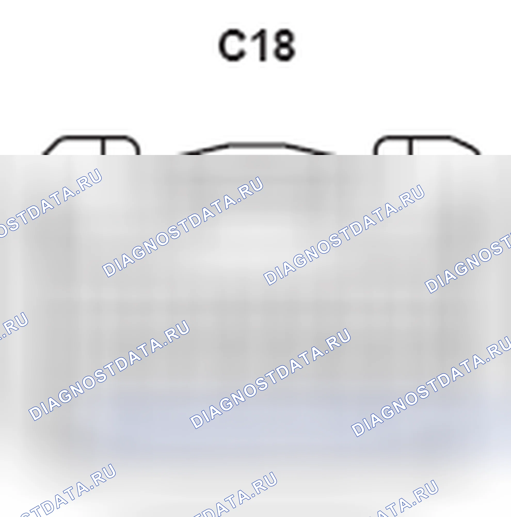Рис. 566: Вид с торца разъема (BH1). Toyota 4Runner IV рестайлинг