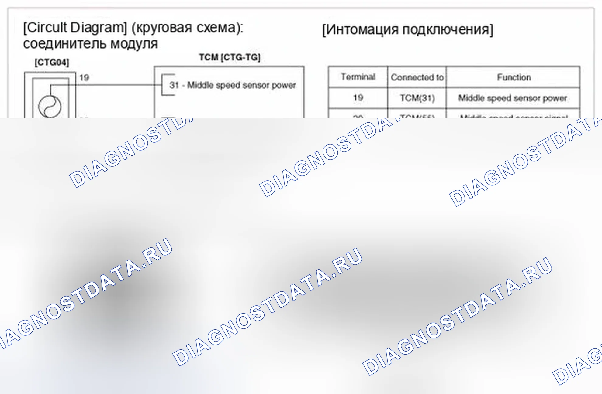 Рис. 38: Принципиальная схема. Hyundai Genesis I рестайлинг