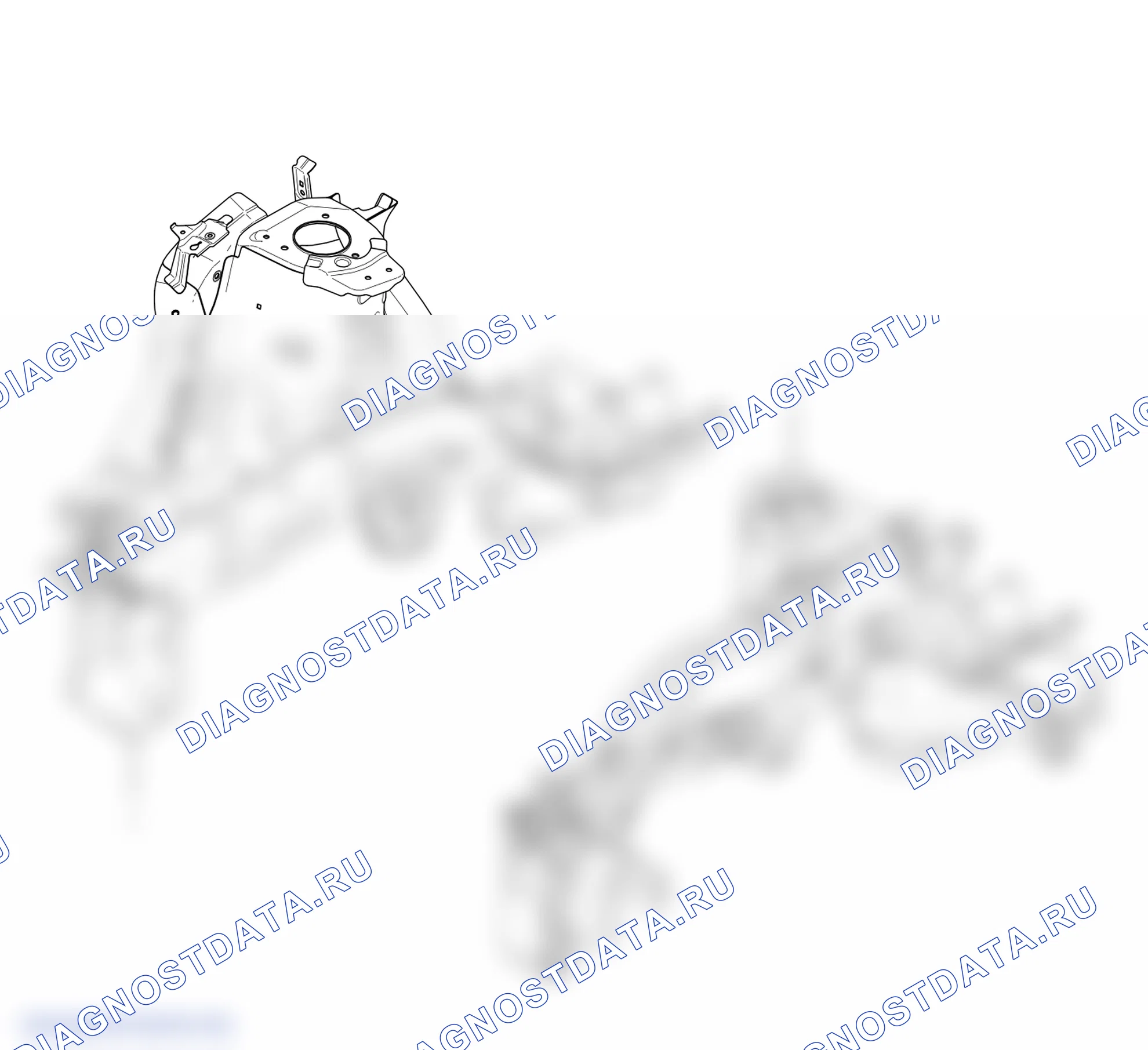 Передняя моторный отсек — Haval H2. Haval H2 I