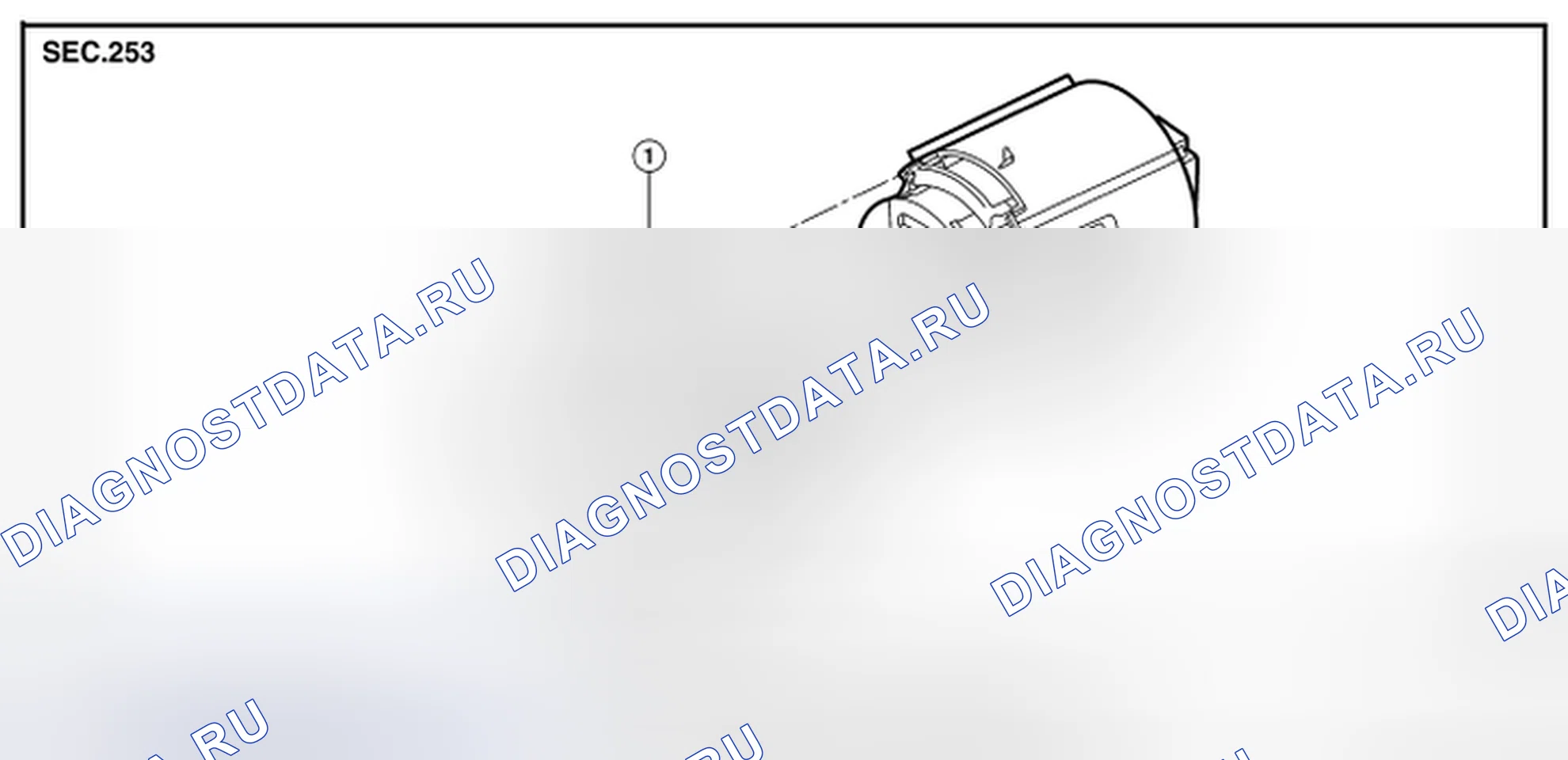 Рис. 60: Разнесенный вид. Nissan Pathfinder IV рестайлинг