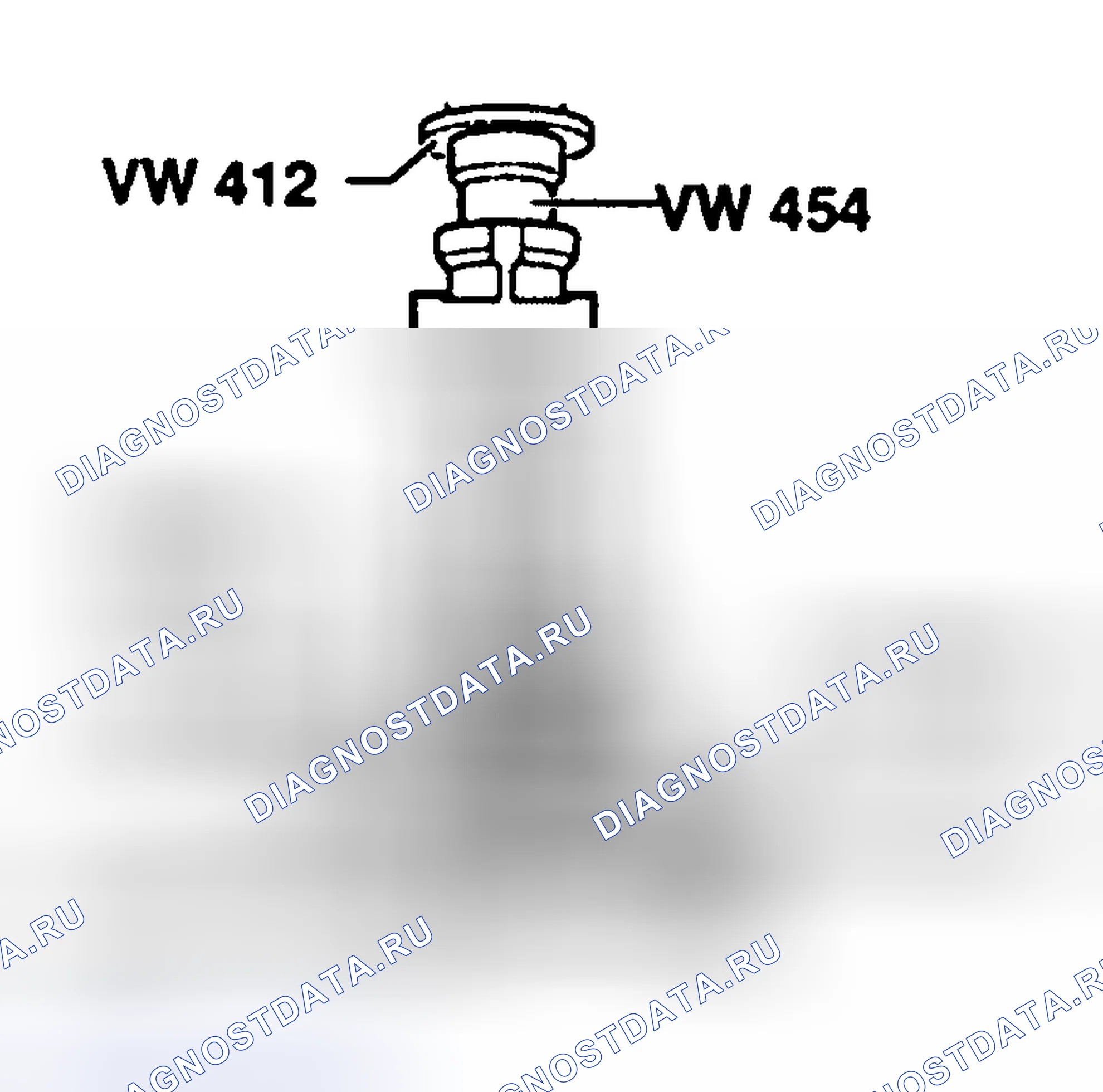 Рис. 379: Запрессовка игольчатого подшипника. Volkswagen EuroVan T4 рестайлинг
