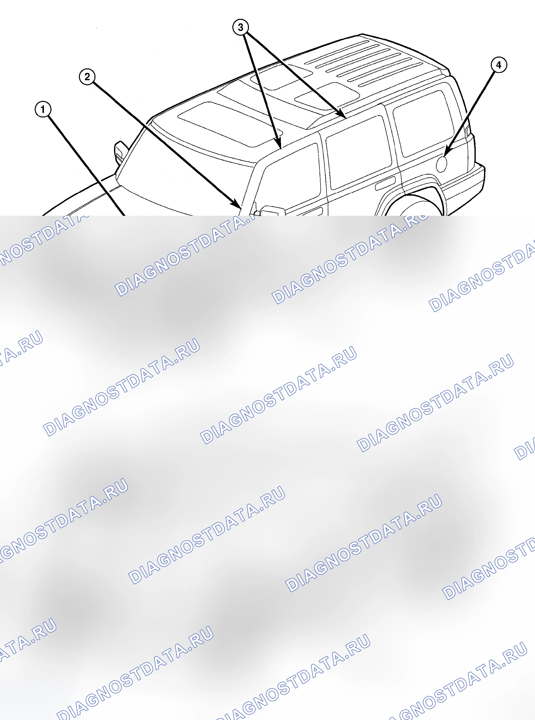 Рис. 437: ЗАЗОР И СМЫВ. Jeep Commander I