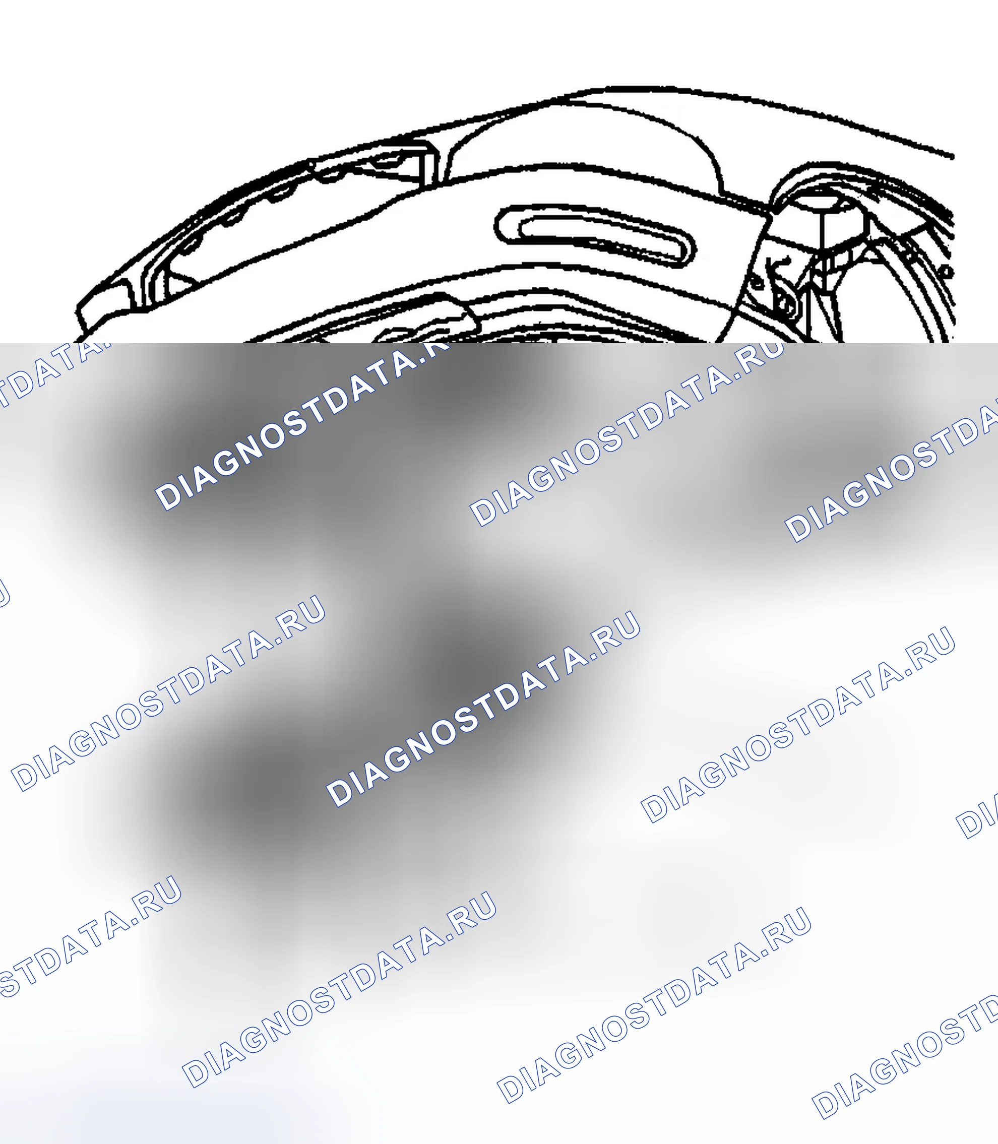 Рис. 52: Порядок демонтажа. Buick Park Avenue II рестайлинг