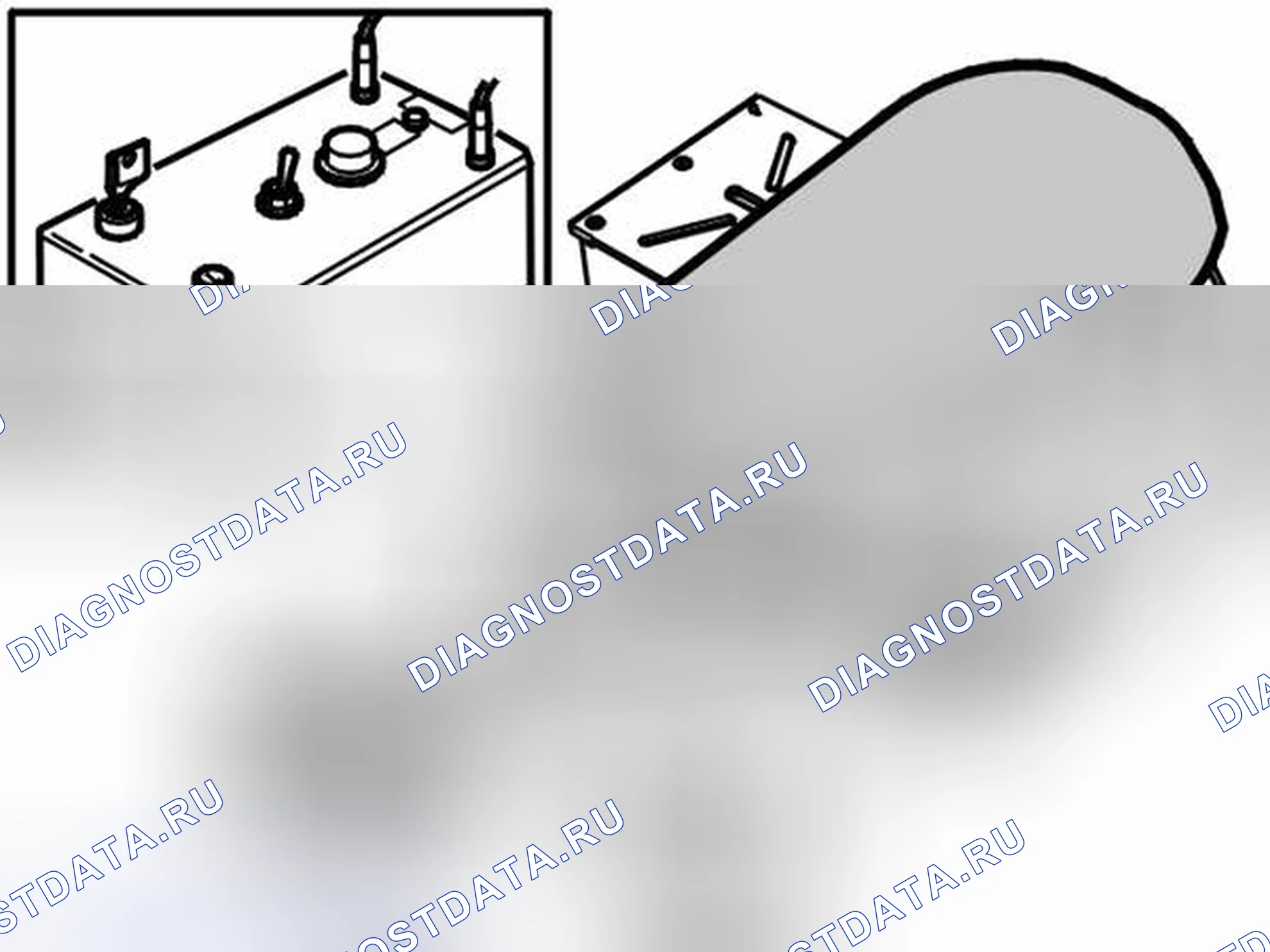Рис. 362: Разрушение подушки безопасности сиденья (SIPS). Volvo S80 I