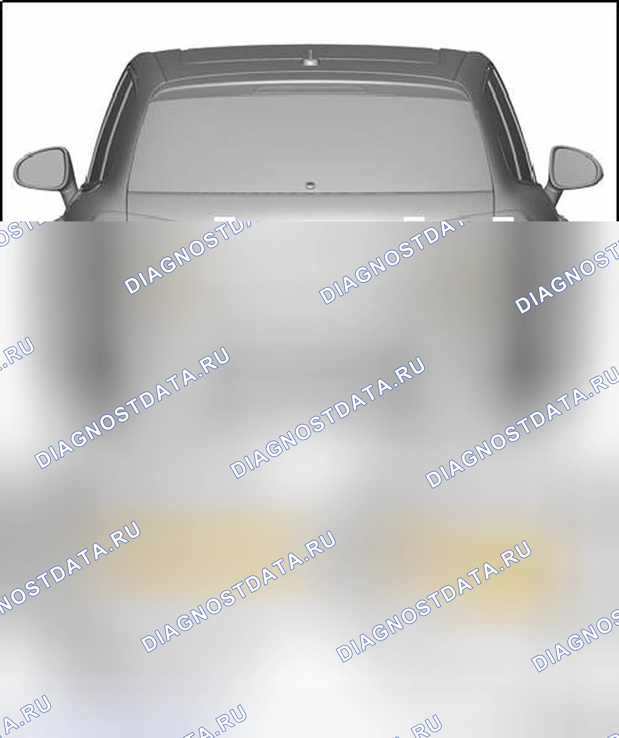 Рис. 18: РАЗМЕРЫ ЗАДНЕЙ ТАБЛИЧКИ. Volkswagen Touareg II