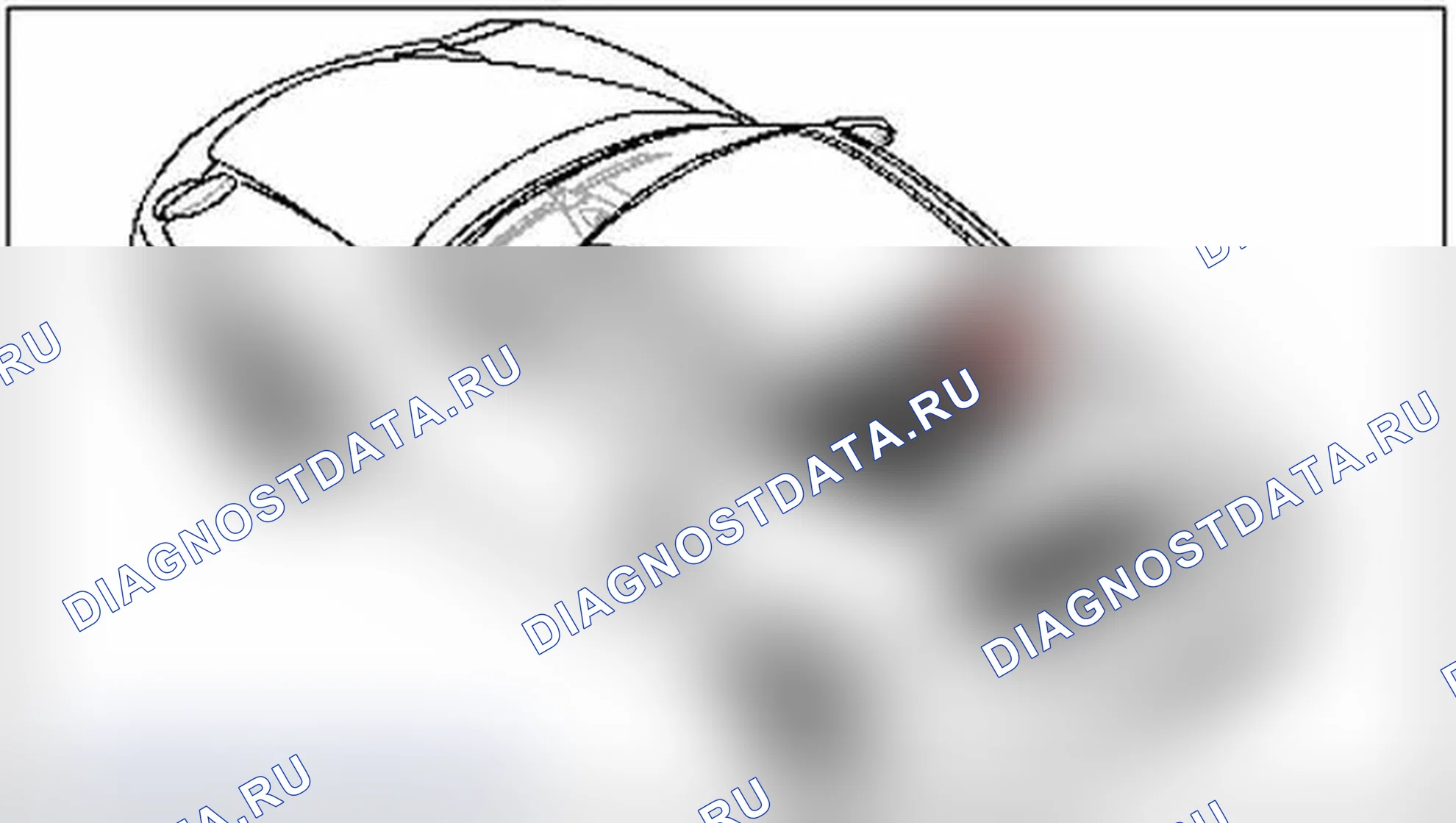 Рис. 106: Удаление багажной сетки. Porsche Boxster S 987