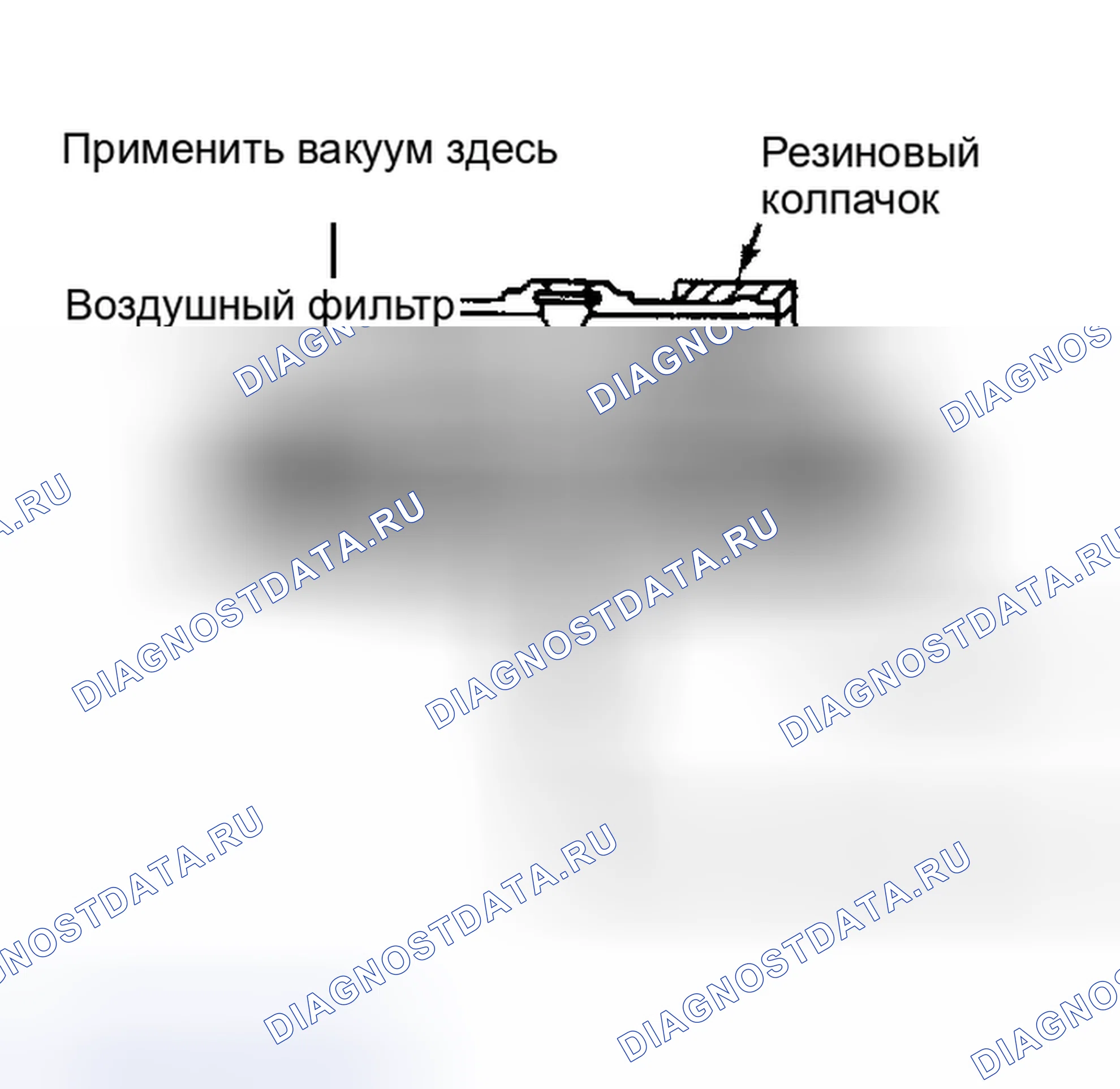 Рис. 13: Клапан датчика противодавления (BPT). Nissan 300ZX Z31