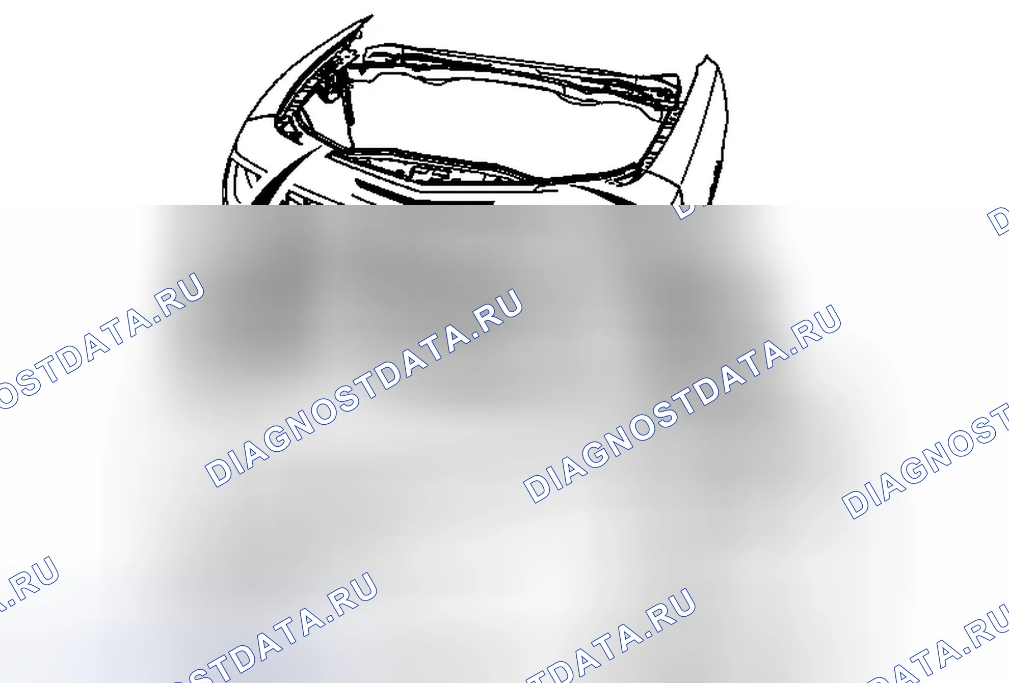 Рис. 7: Замена датчика распознавания переднего надувного ограничителя. Chevrolet Camaro V
