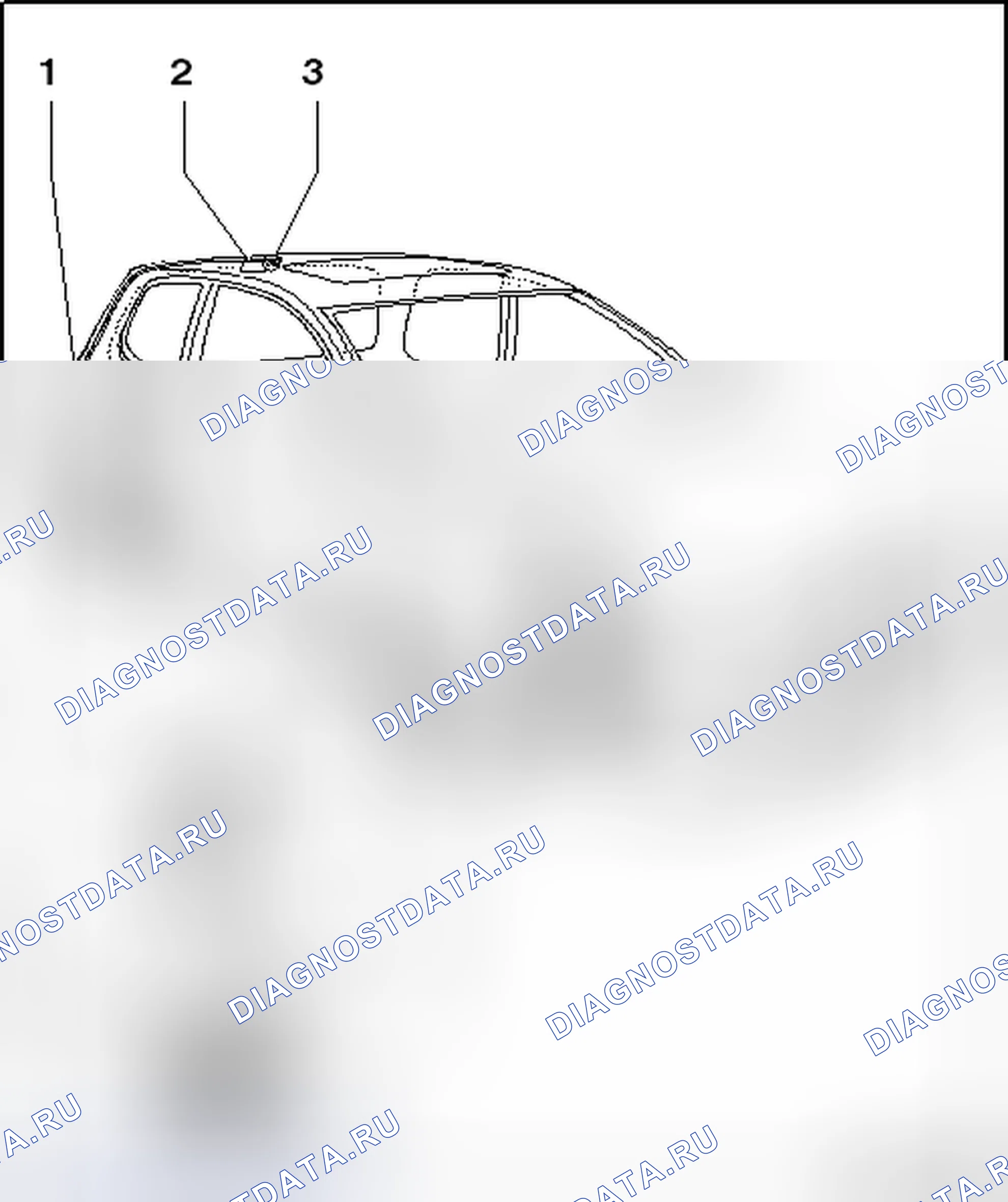 Рис. 19: ОБЗОР СИСТЕМЫ ОМЫВАТЕЛЯ ЗАДНЕГО ОКНА. Volkswagen Golf Mk7