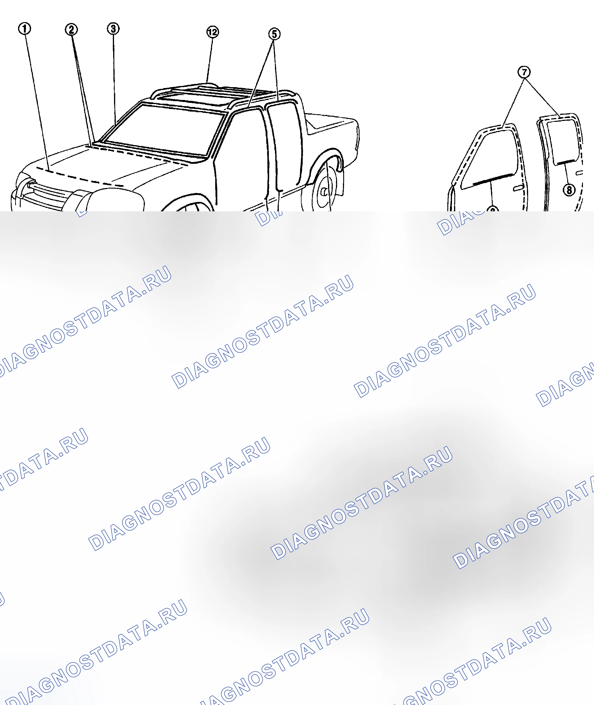 Рис. 21: Демонтаж и монтаж. Honda Odyssey (North America) I
