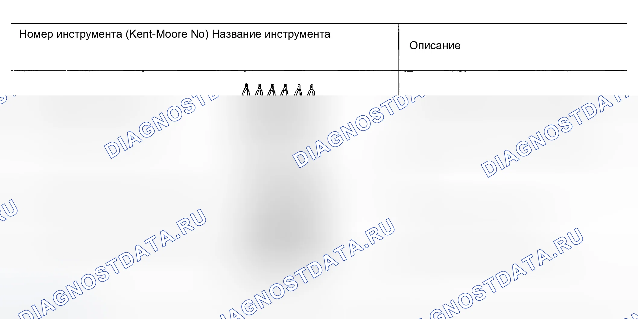 Рис. 138: СПЕЦИАЛЬНЫЕ СЕРВИСНЫЕ ИНСТРУМЕНТЫ. Infiniti FX45 I